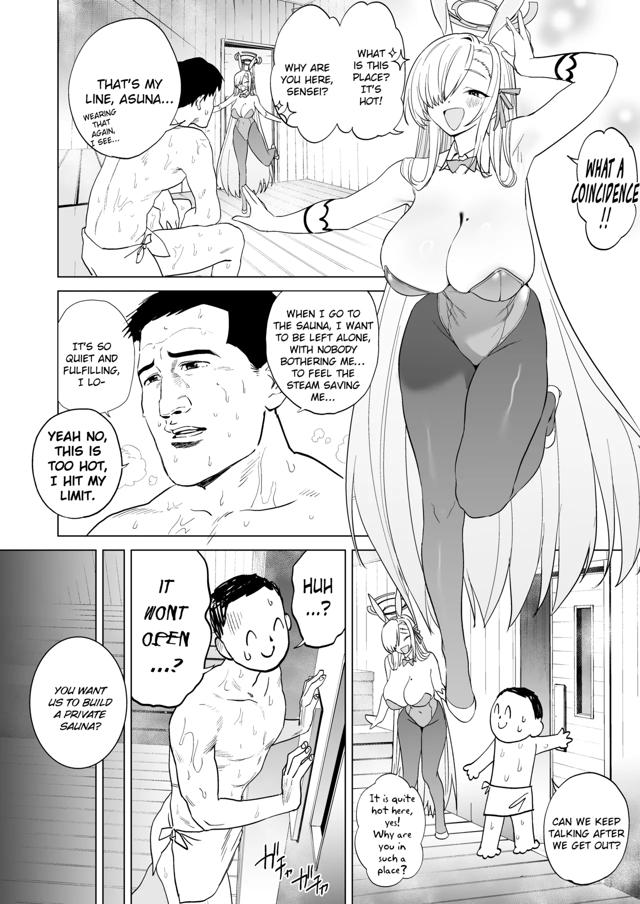 Sweaty Asauna Sex page 4