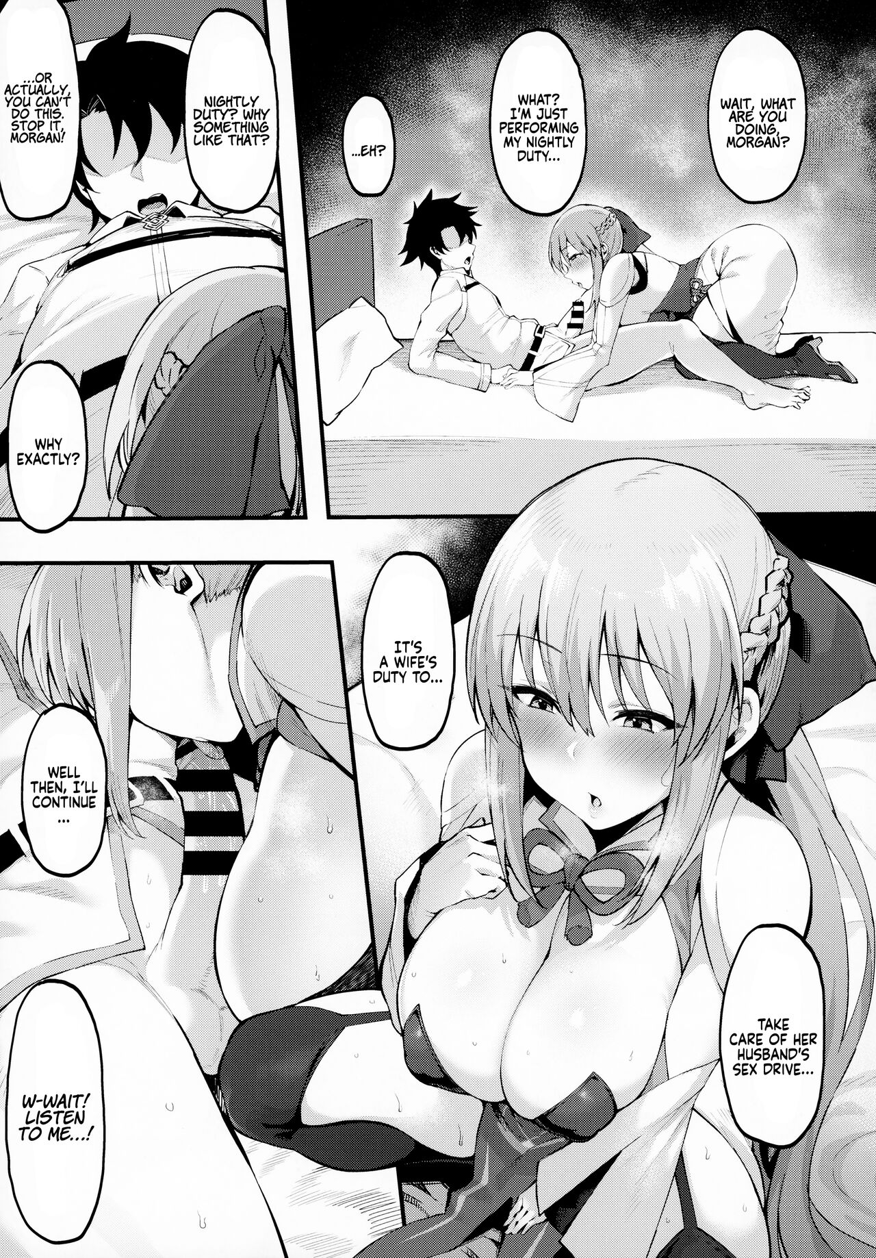 Sweet Lovey-dovey Morgan-sama page 5