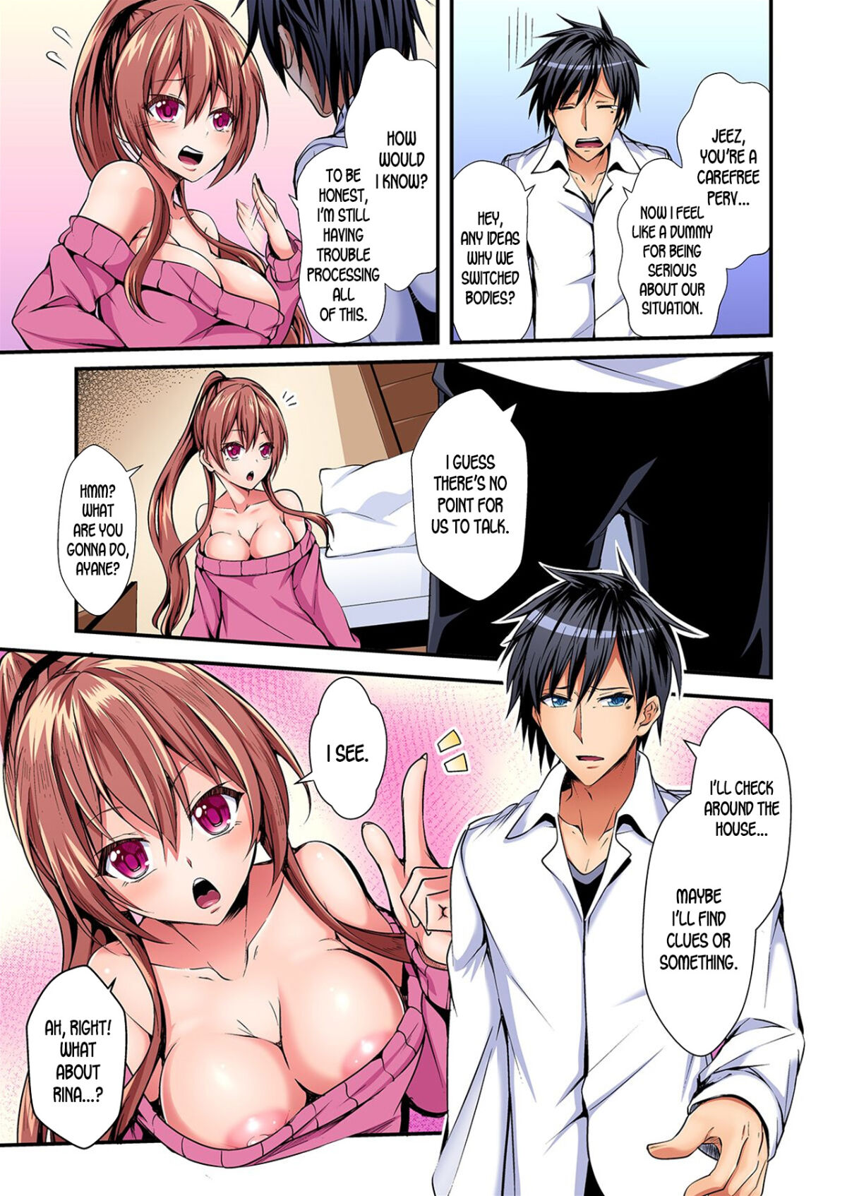 Switch bodies and have noisy sex! I can't stand Ayanee's sensitive body 1-6 page 8