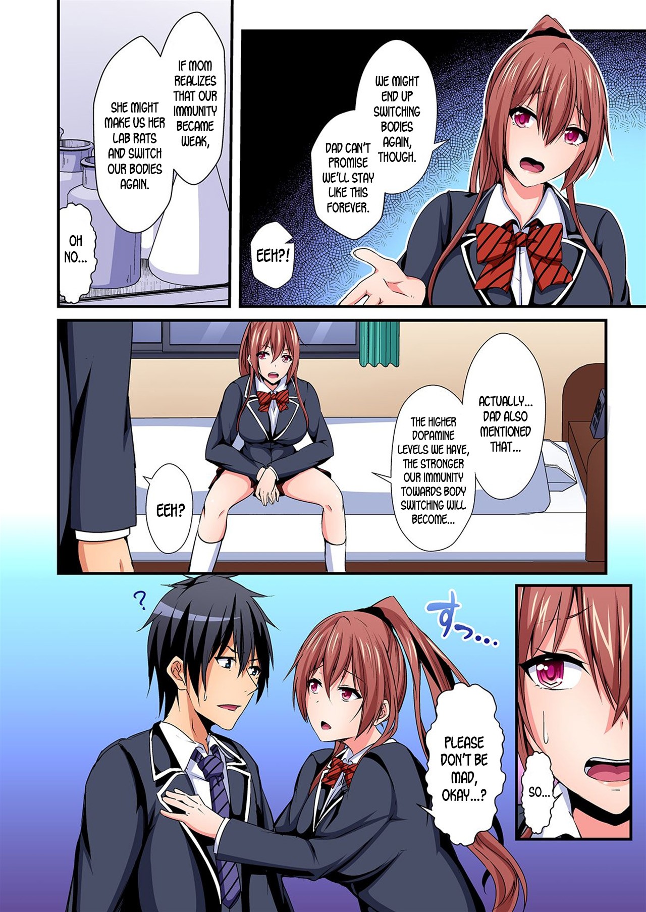 Switch bodies and have noisy sex! I can't stand Ayanee's sensitive body 1-6 page 111