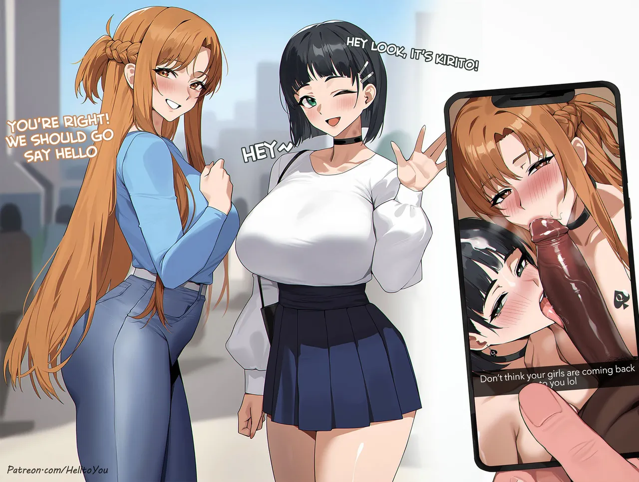 Sword art online Netorare Gallery page 1