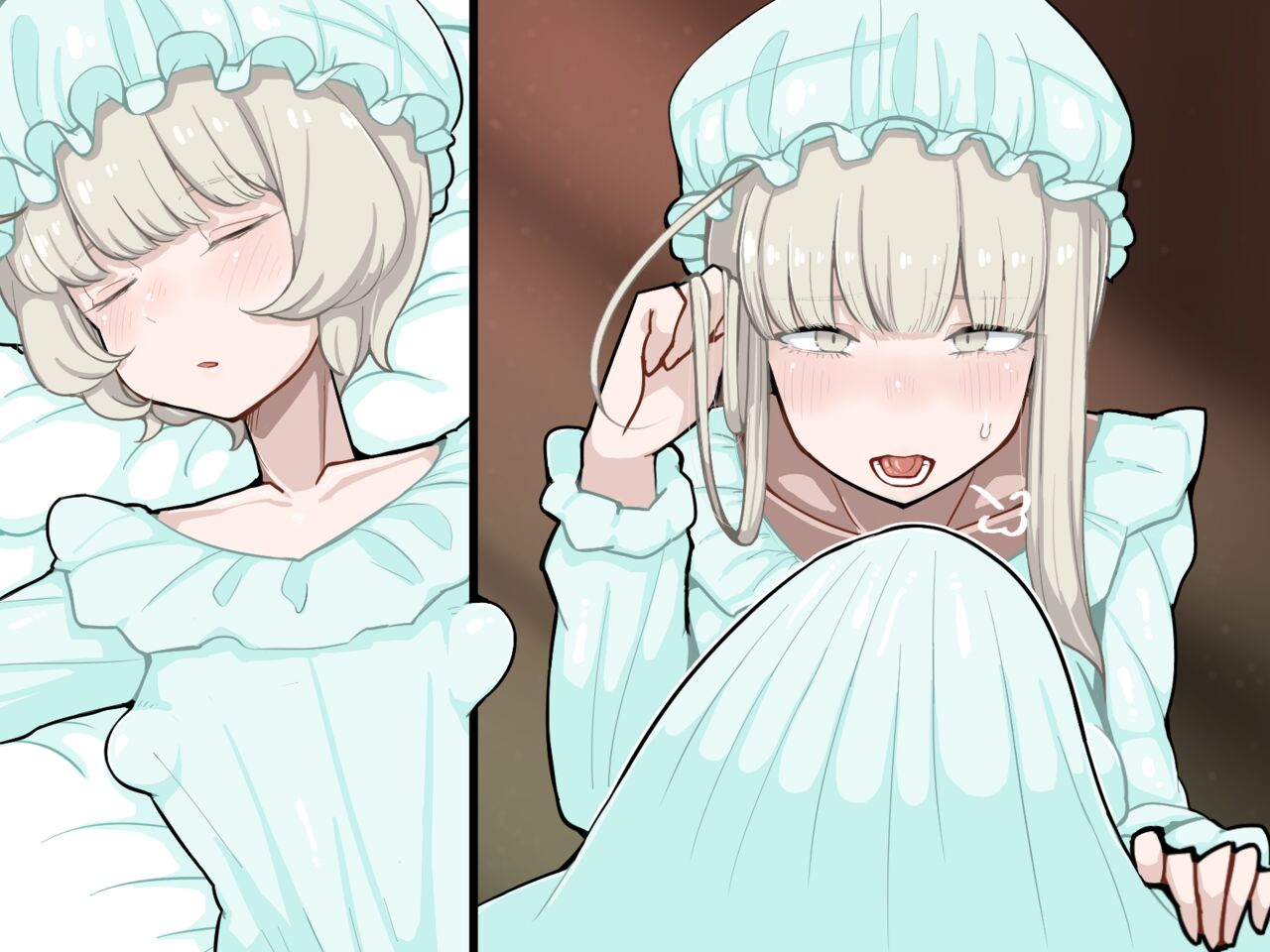 竿姉妹～チンポの生えた双子姉妹が朝っぱらから勃起しまくり射精しまくり～ page 126
