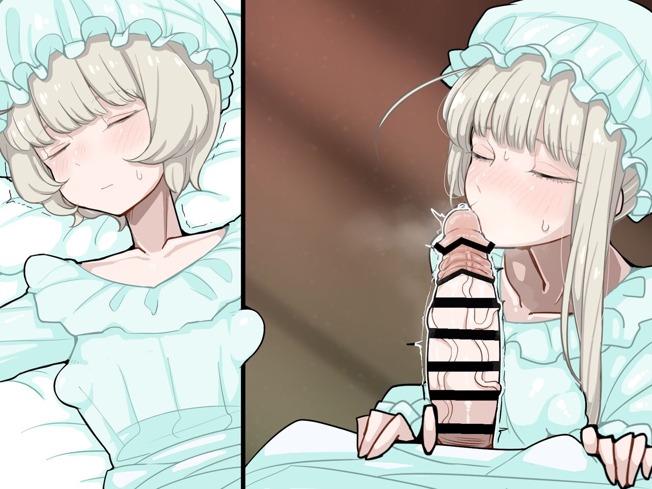 竿姉妹～チンポの生えた双子姉妹が朝っぱらから勃起しまくり射精しまくり～ page 132