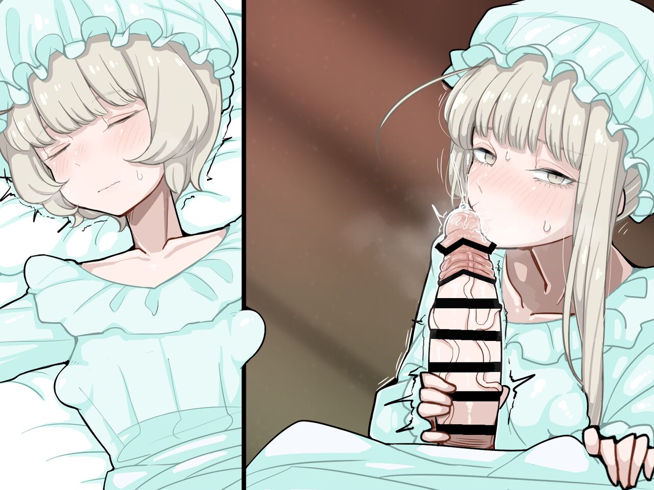 竿姉妹～チンポの生えた双子姉妹が朝っぱらから勃起しまくり射精しまくり～ page 135