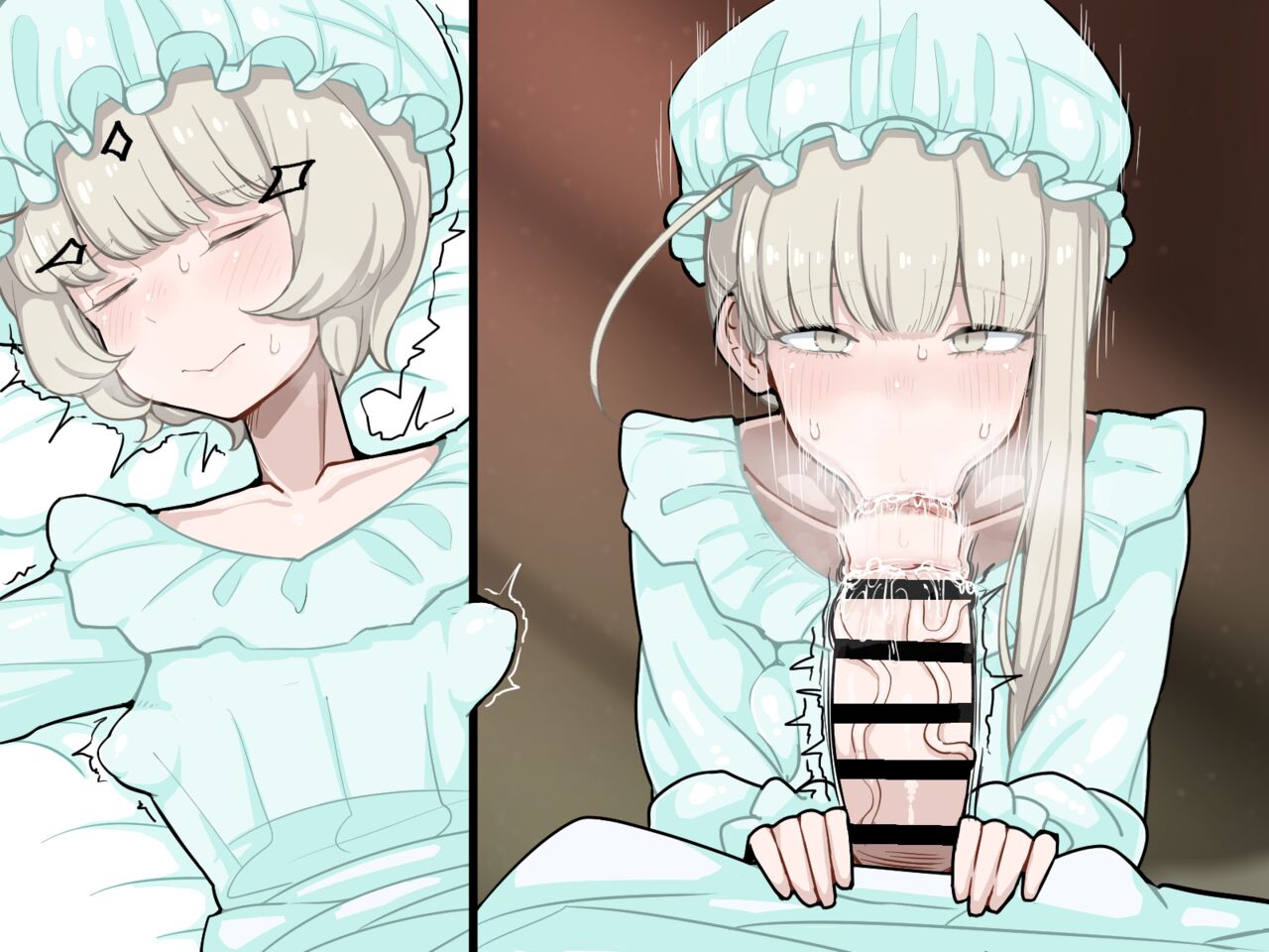 竿姉妹～チンポの生えた双子姉妹が朝っぱらから勃起しまくり射精しまくり～ page 140