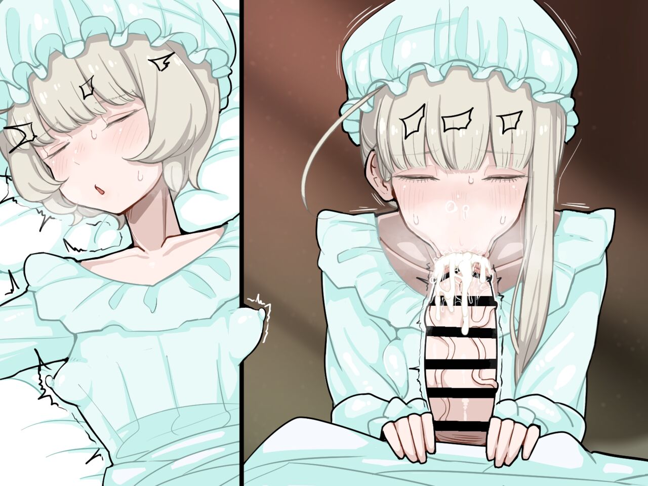 竿姉妹～チンポの生えた双子姉妹が朝っぱらから勃起しまくり射精しまくり～ page 142