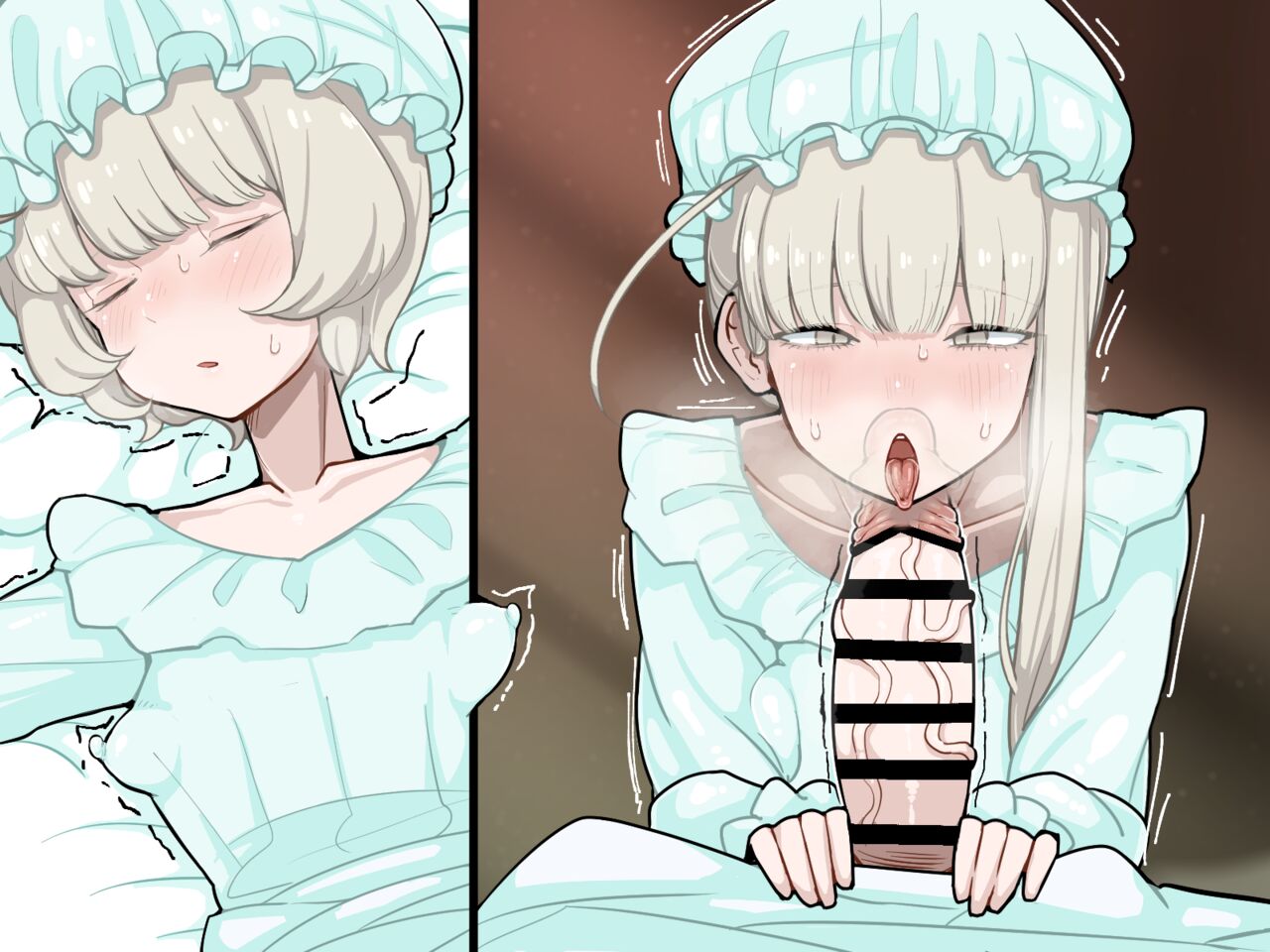 竿姉妹～チンポの生えた双子姉妹が朝っぱらから勃起しまくり射精しまくり～ page 144