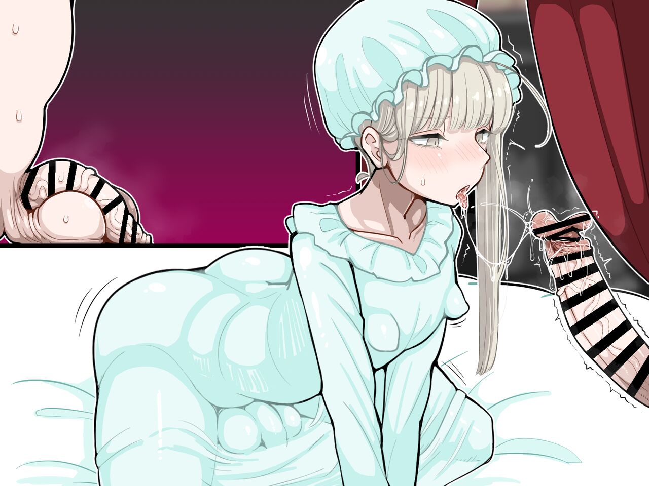 竿姉妹～チンポの生えた双子姉妹が朝っぱらから勃起しまくり射精しまくり～ page 145