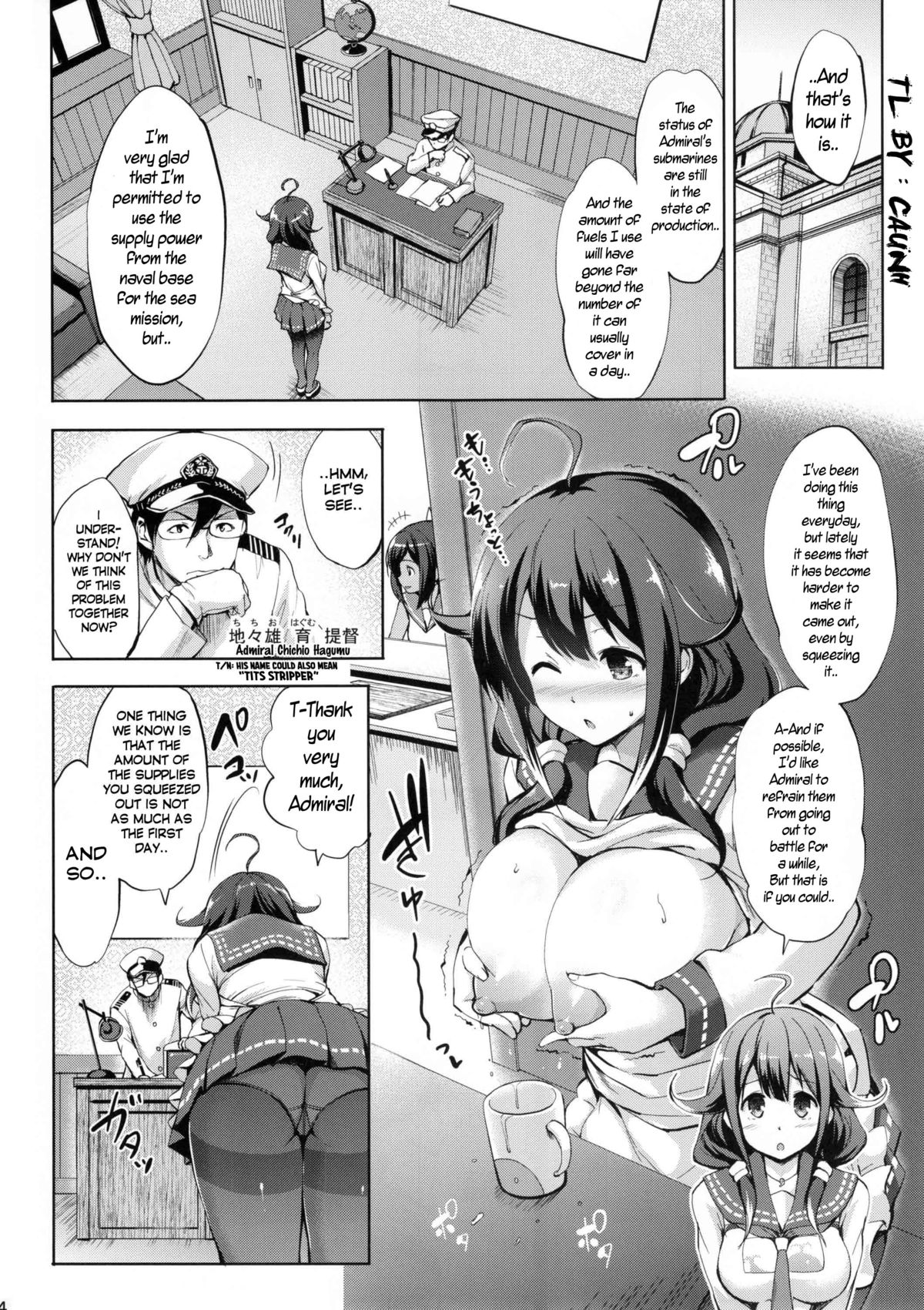 Taigei's Breasts Care Diary (Kantai Collection -KanColle-) [English] =CaunhTL= page 4