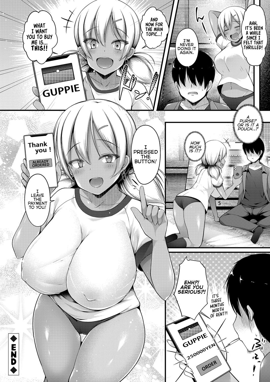 Taisougi no Kuro Gal JK na Imouto to Taiiku Souko de Papakatsu Shite Shimatta Hanashi page 24