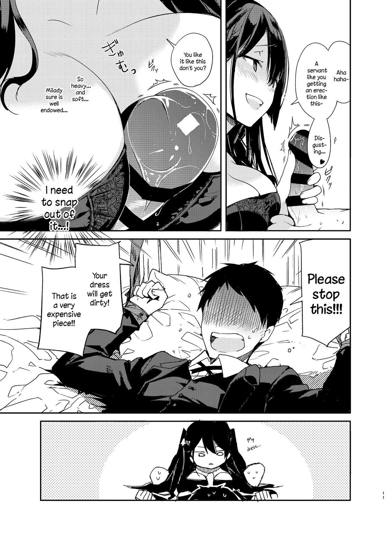 Takabisha Kyonyuu Ojou-sama to Himitsu no Ecchi page 11