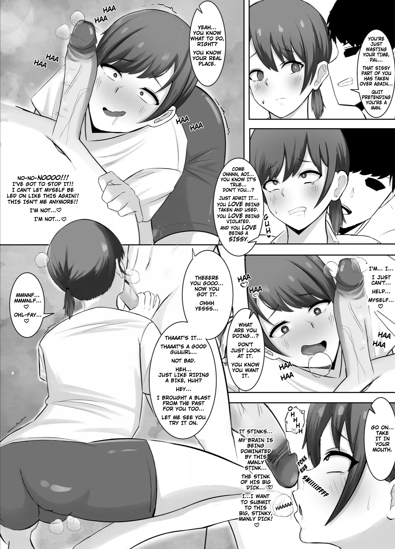 Taking Advantage of a Married Man's Weakness, and Training Him to be a Sissy Bitch page 15