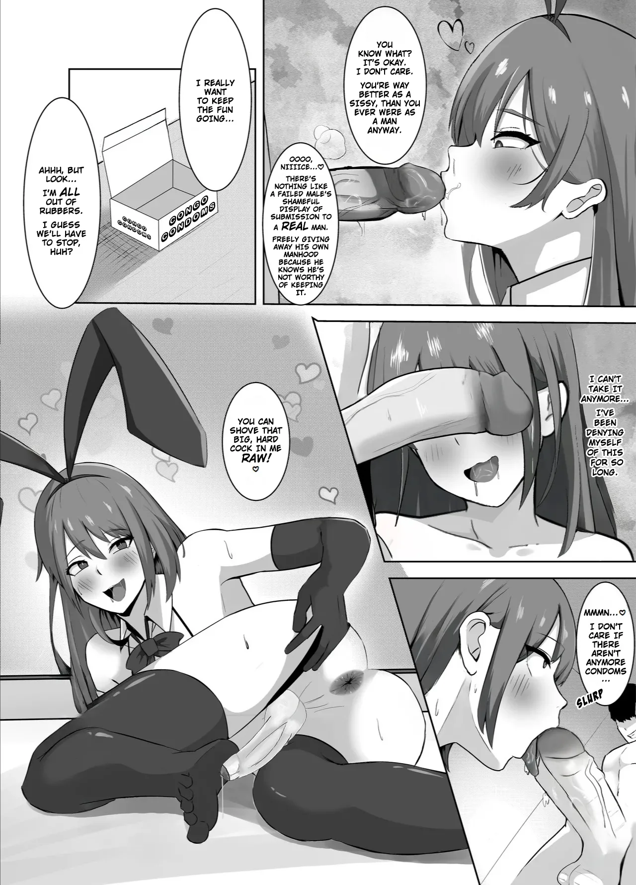 Taking Advantage of a Married Man's Weakness, and Training Him to be a Sissy Bitch page 27