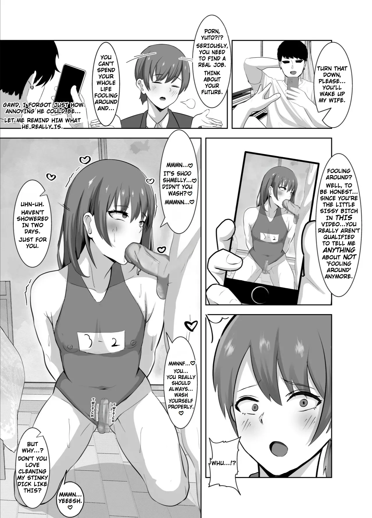 Taking Advantage of a Married Man's Weakness, and Training Him to be a Sissy Bitch page 4