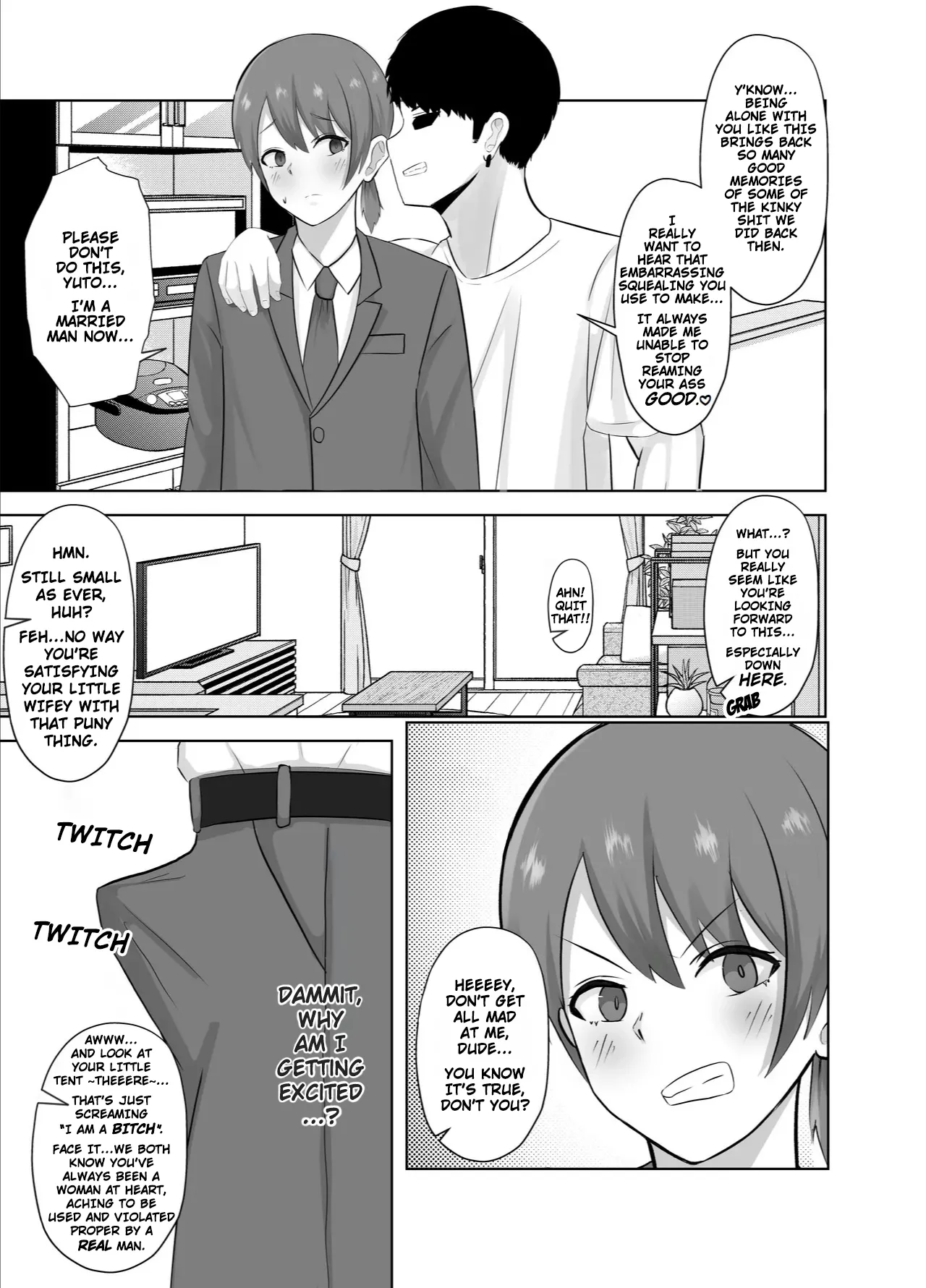 Taking Advantage of a Married Man's Weakness, and Training Him to be a Sissy Bitch page 6