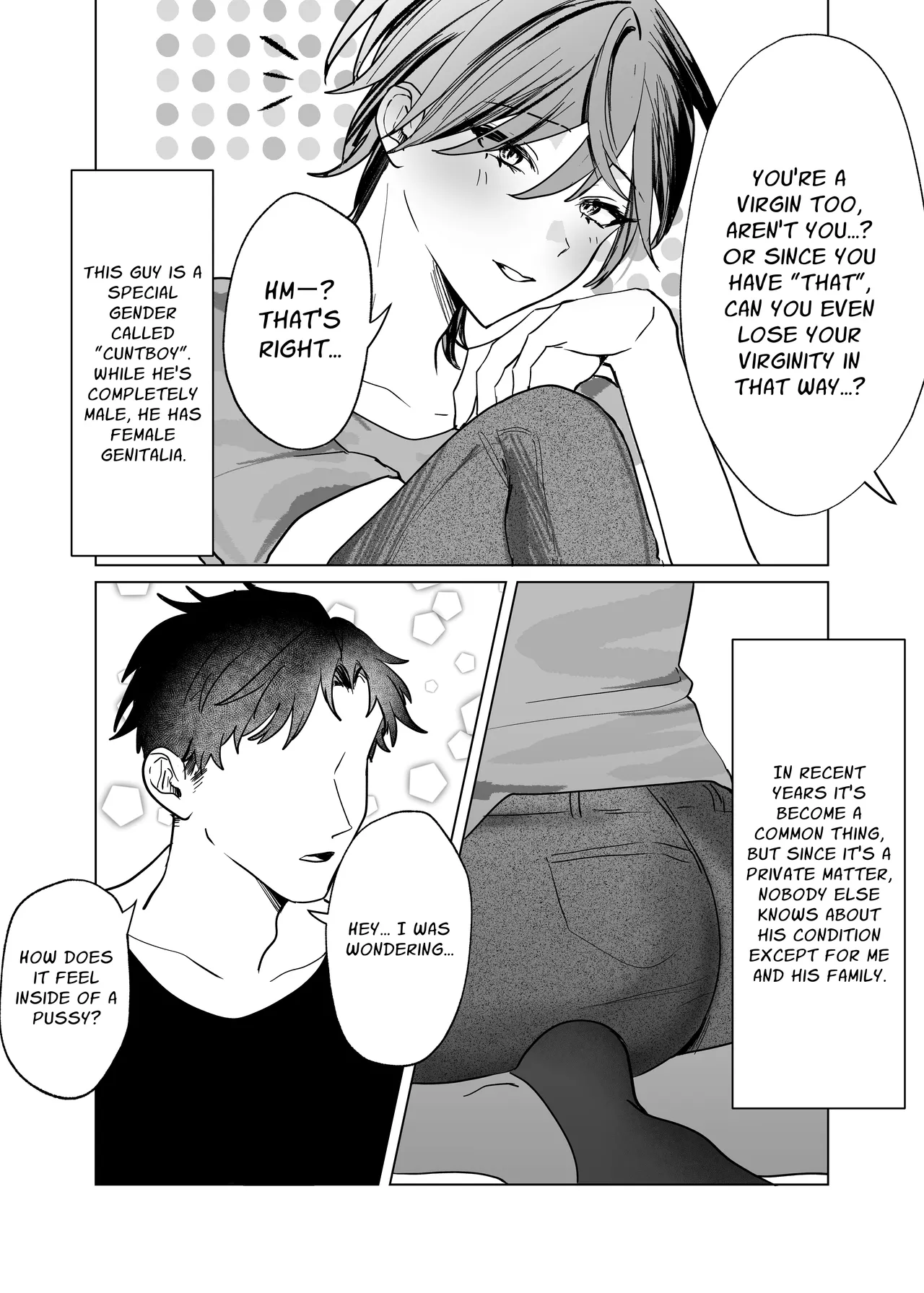 Taking Care Of My Cuntboy Friend's Private Parts page 5