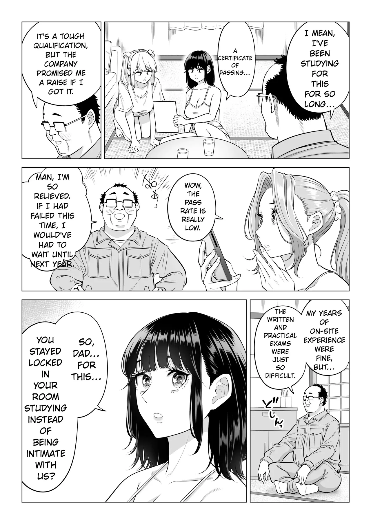 Taking the turn - The story of how us three sister took care of our step-father needs page 142
