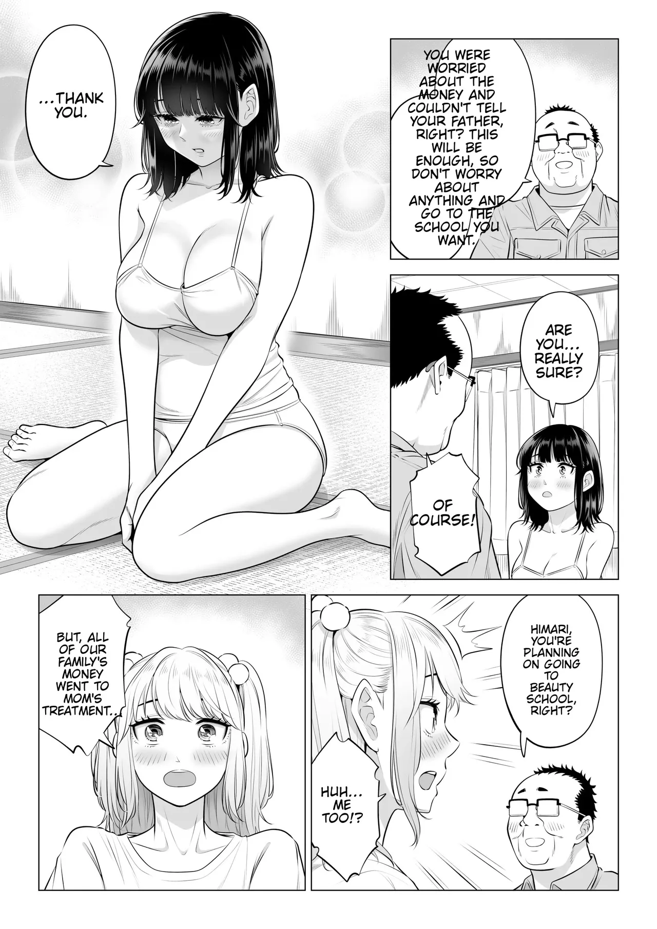 Taking the turn - The story of how us three sister took care of our step-father needs page 144