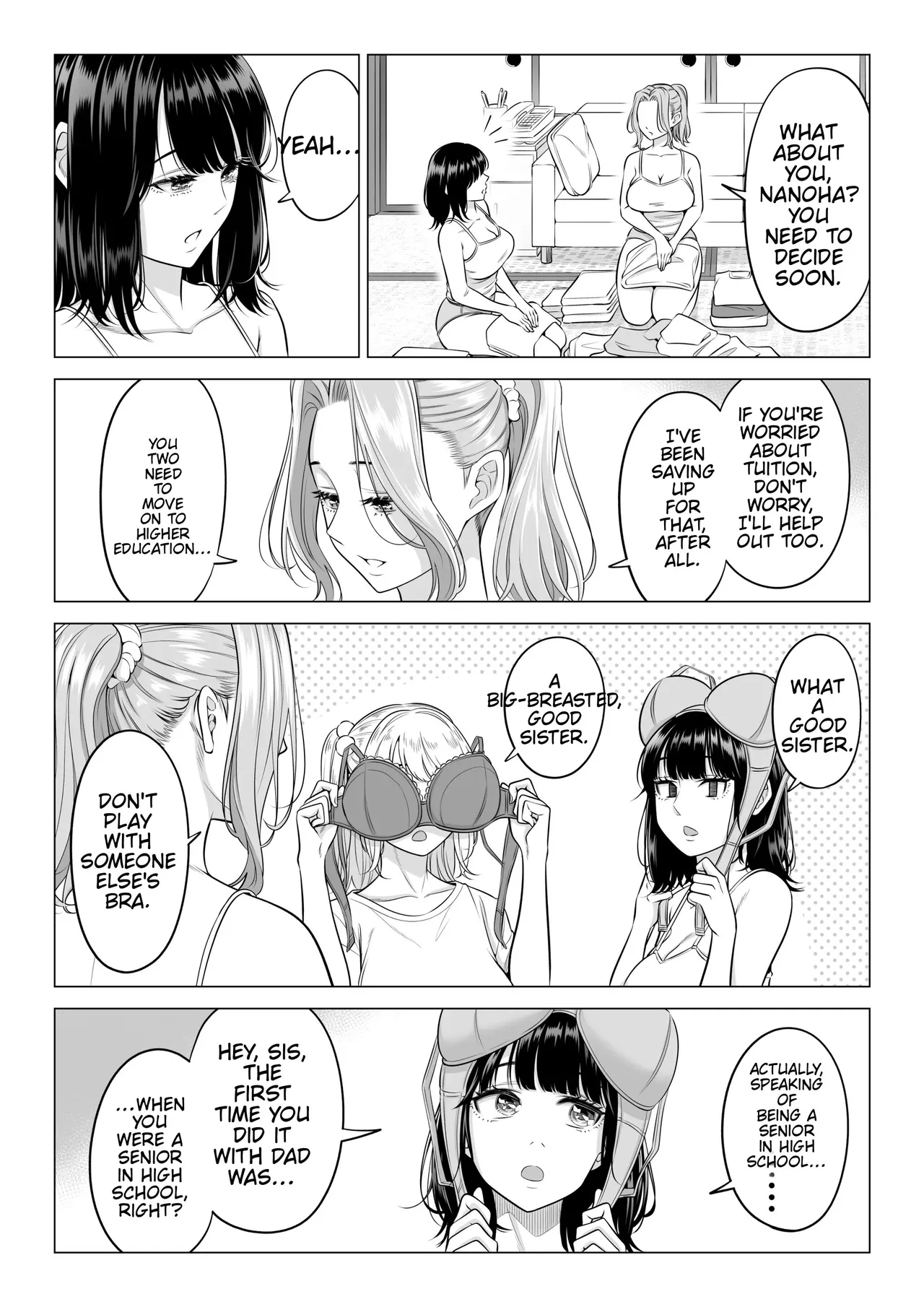Taking the turn - The story of how us three sister took care of our step-father needs page 74