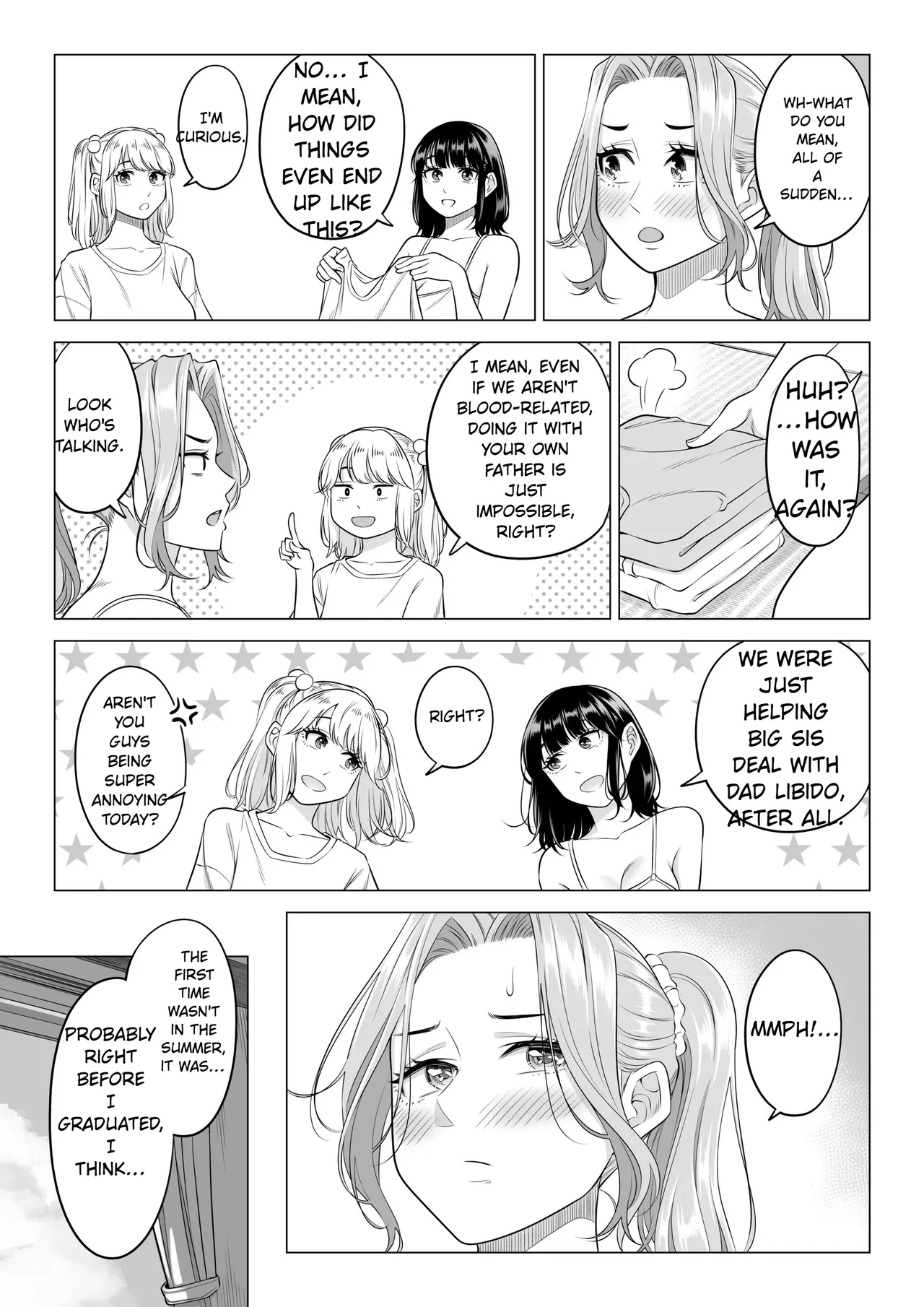 Taking the turn - The story of how us three sister took care of our step-father needs page 75