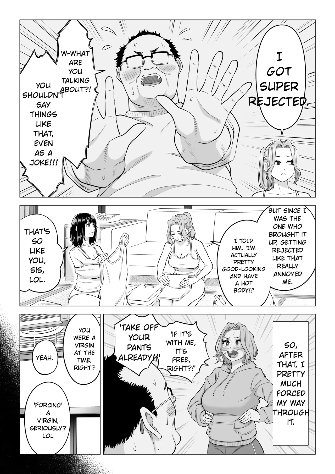 Taking the turn - The story of how us three sister took care of our step-father needs page 82