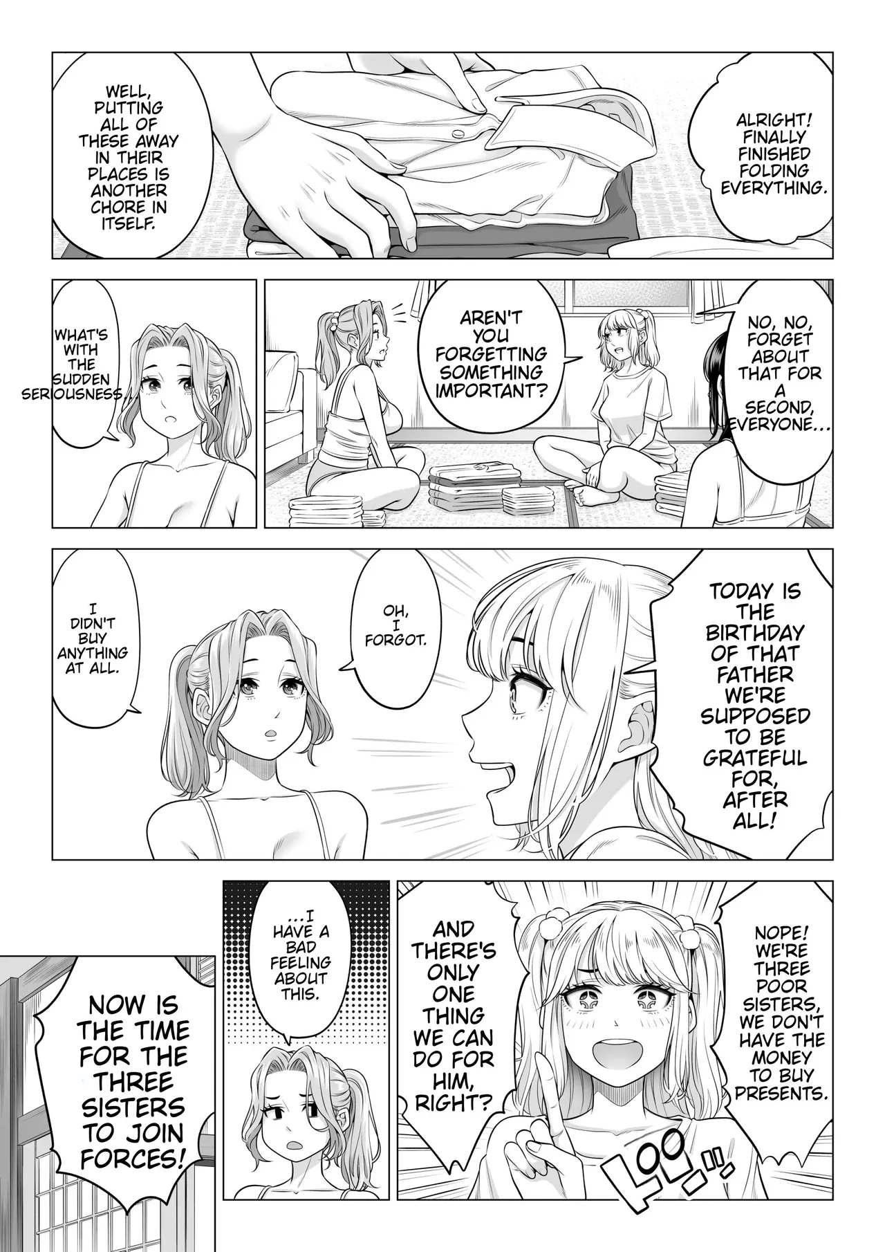 Taking the turn - The story of how us three sister took care of our step-father needs page 98