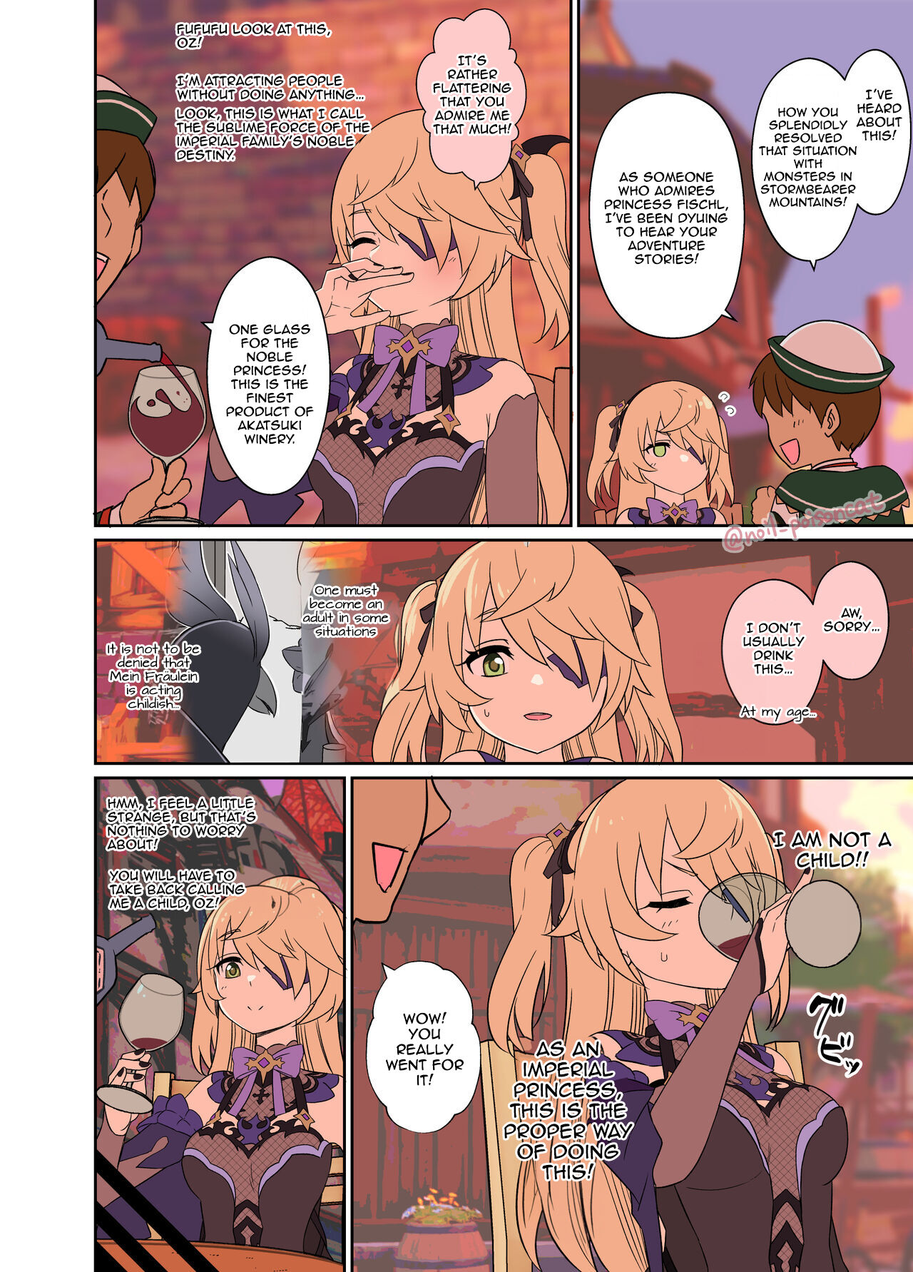 Tale of How I Spoiled Dead Drunk Fischl page 3
