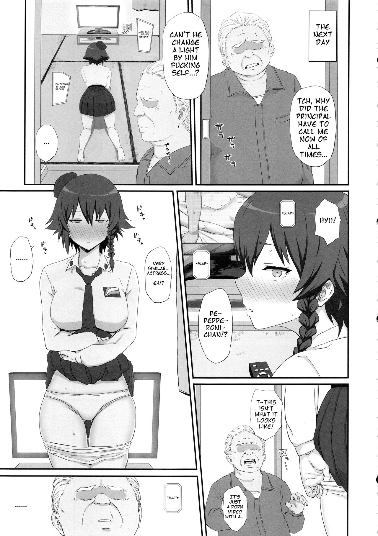 Tank Girls Learn the Touch of a Man page 34