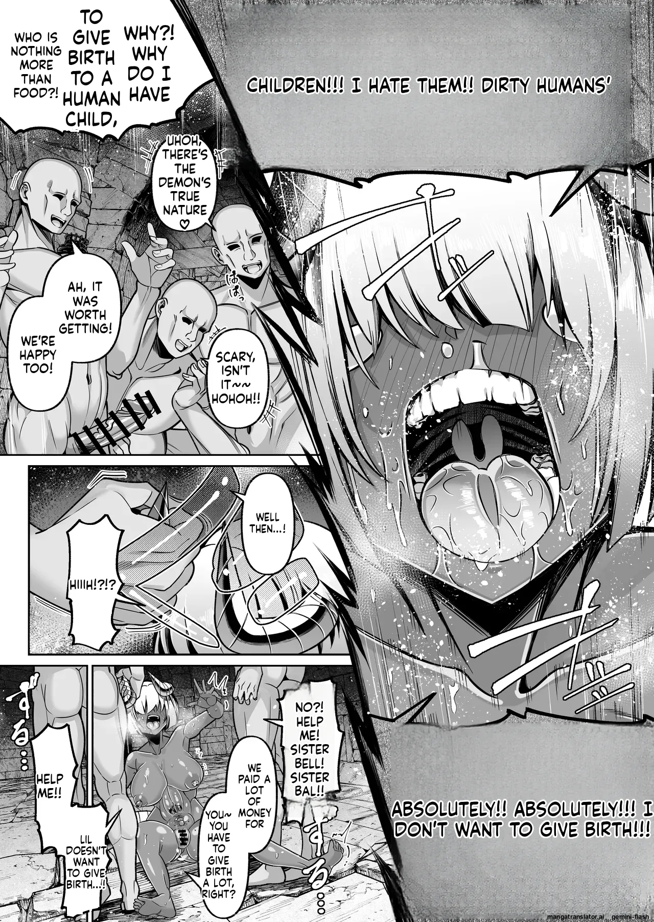 Tanned Big Tits Employee, Otsu ~Continuous Impregnation Ejaculation Hell page 24