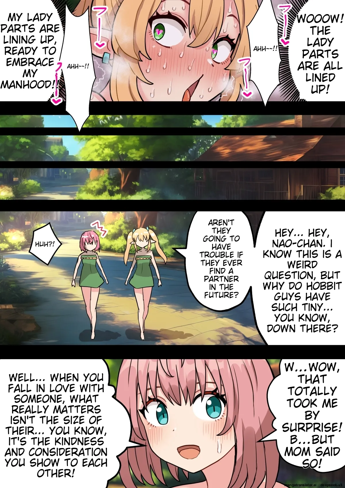 Tanshou Houkei Futanari Hobbit Shoujo ga Mahou no Yubiwa de Kyokon Seiyoku Monster ni naru Hanashi 1-3 page 66