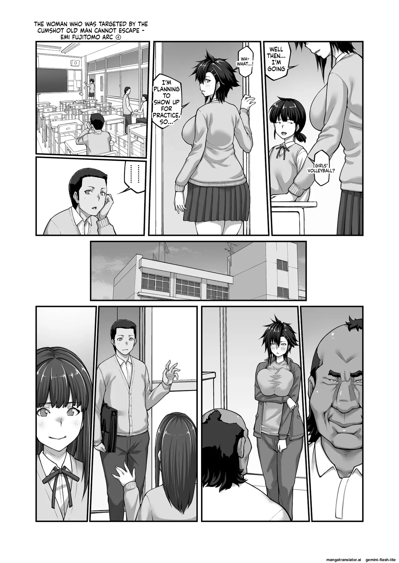 Targeted by the Cumshot Old Man I Can't Escape ~Fujitomo Megumi Story~ page 32