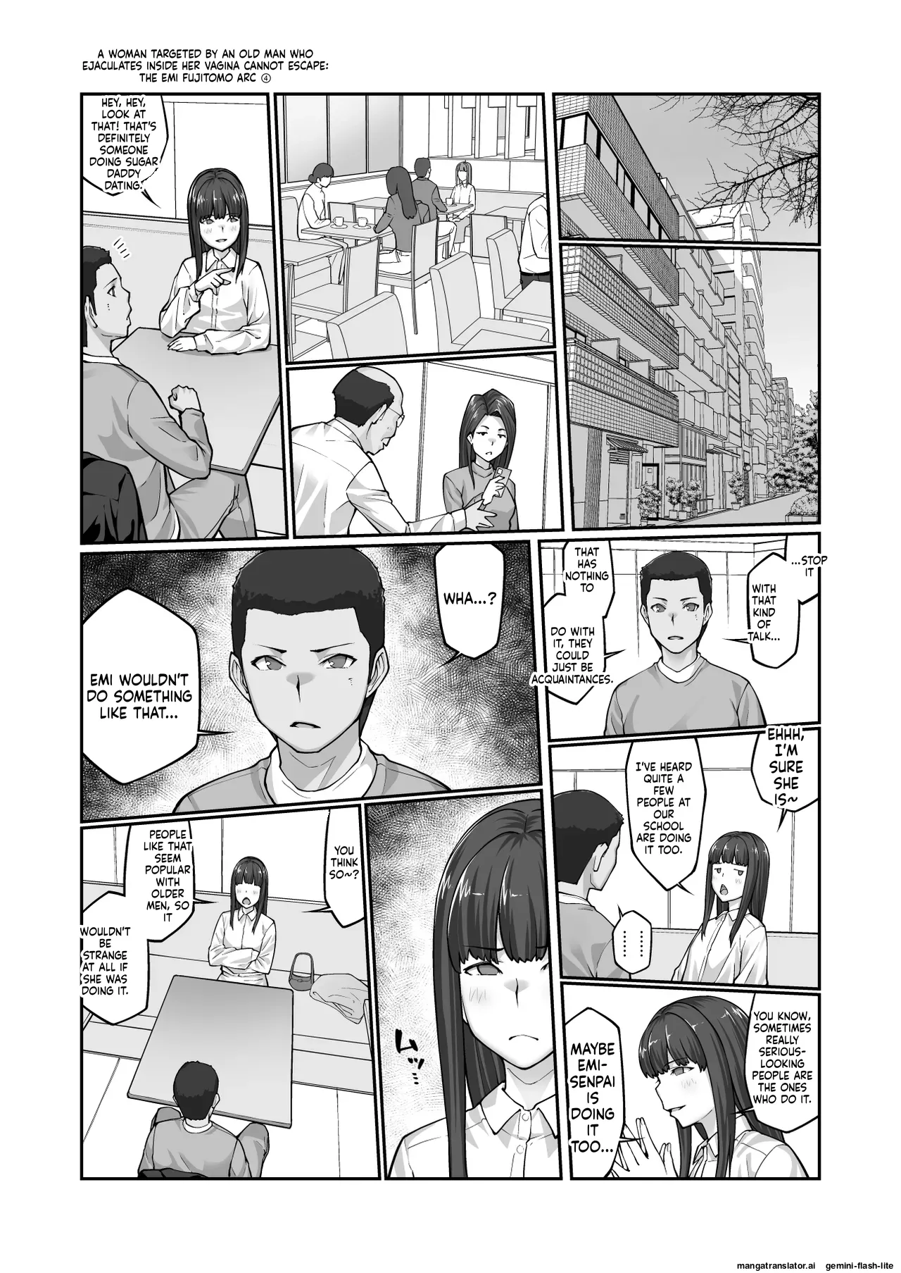 Targeted by the Cumshot Old Man I Can't Escape ~Fujitomo Megumi Story~ page 46