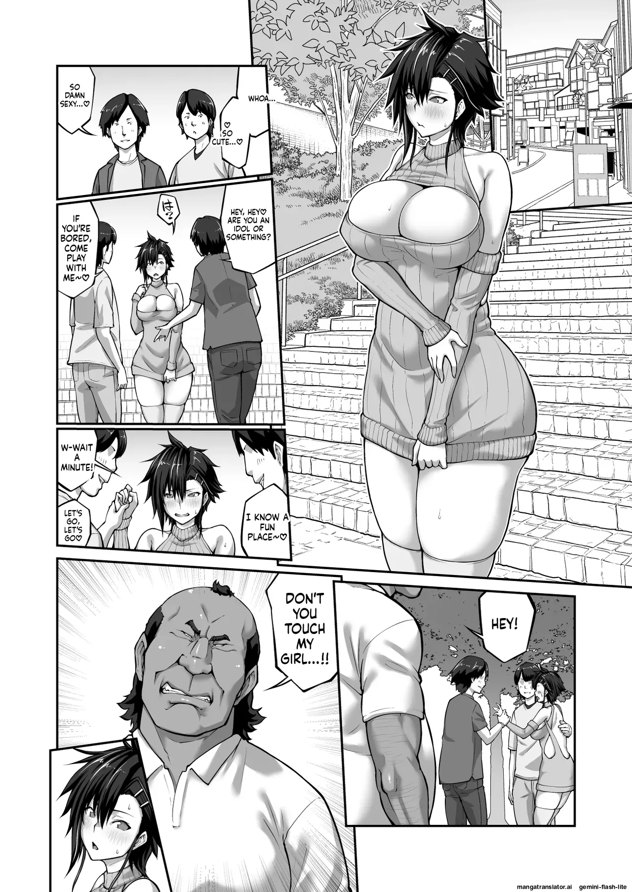 Targeted by the Cumshot Old Man I Can't Escape ~Fujitomo Megumi Story~ page 9