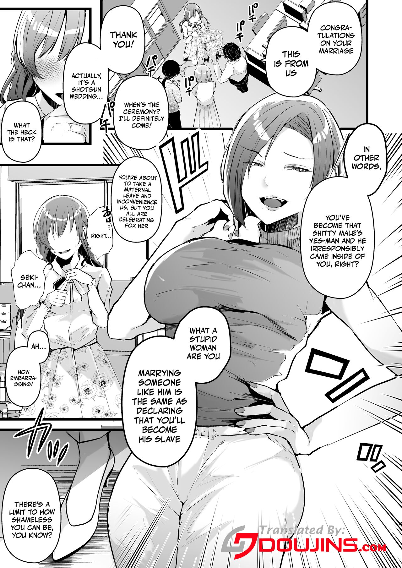 Tatoe futanari byou ni kakatta to shite mo kuso osu-domo to watashi wa chigau! / Even If I Got Infected By The Futanari Disease, I'm Different From All Those Shitty Men! page 3