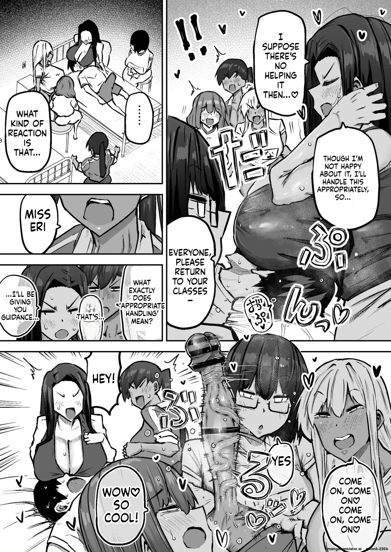 Teacher. Everyone's jerking off way too much and I can't concentrate on class. Can I get someone to jerk me off and make me cum? page 498