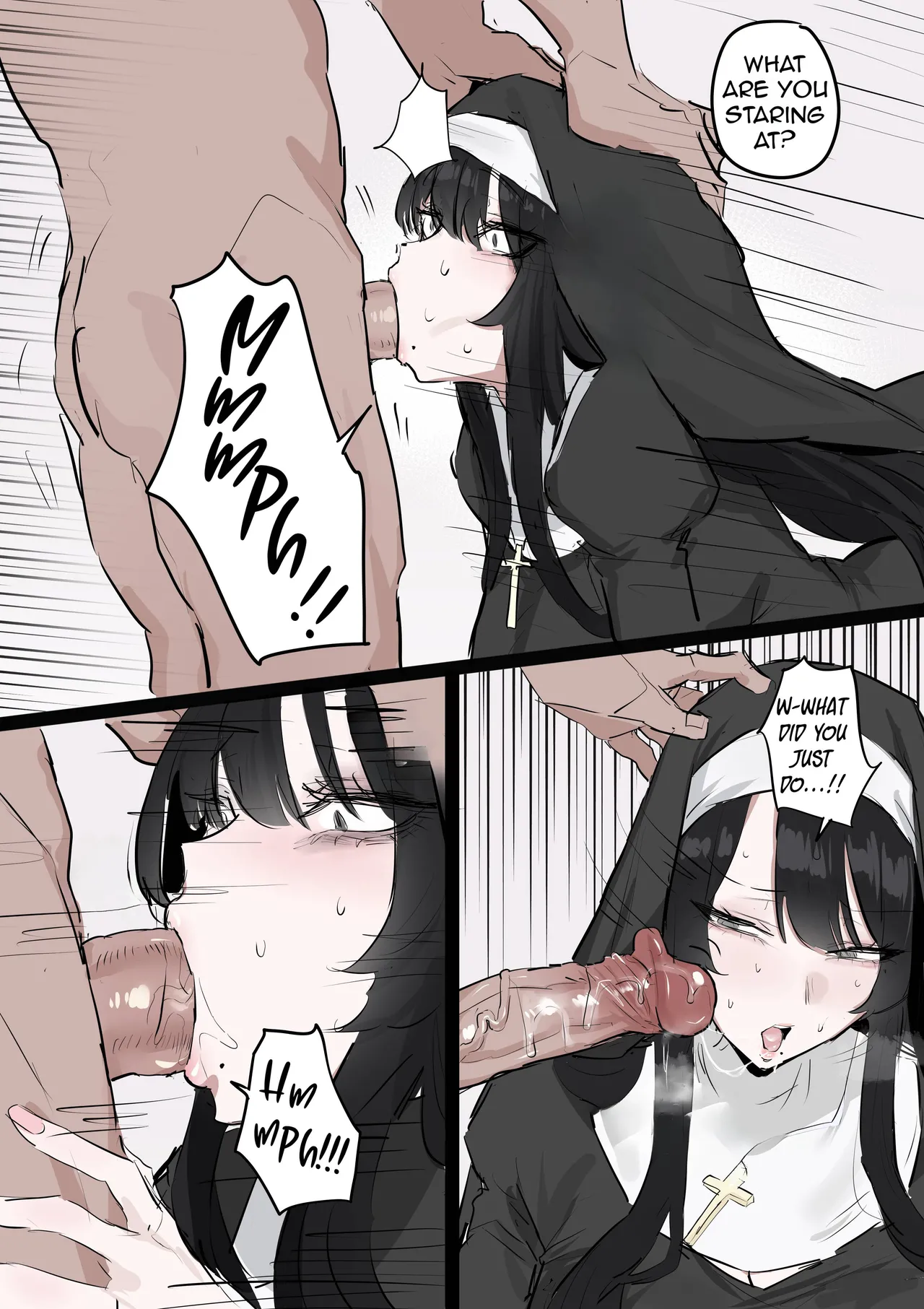 Teaching a devoted nun sex education using my dick page 4