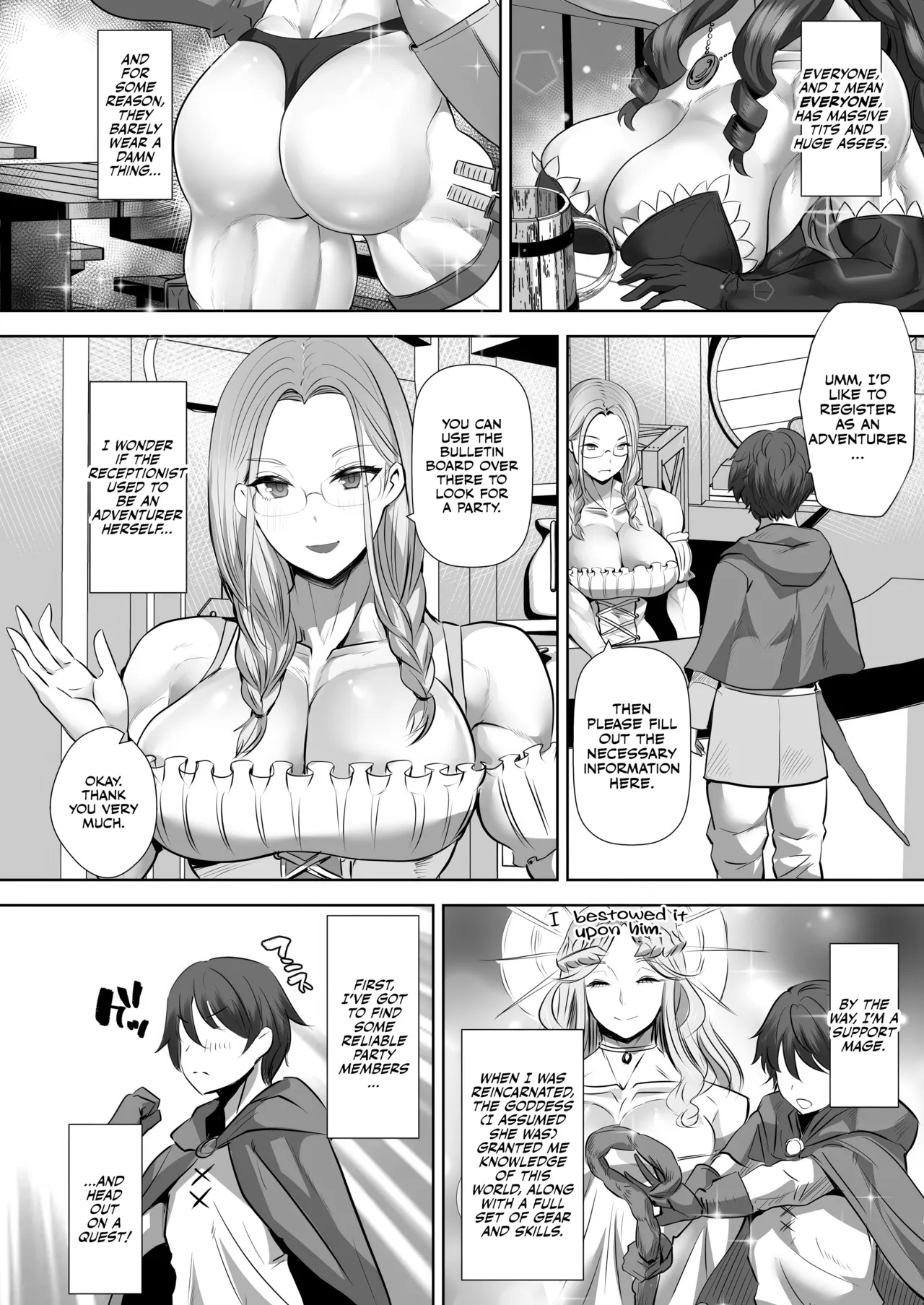 Teisou Gyakuten Deka Isekai Tensei ~Yarimoku  Onna Boukensha PT ni Tsukamatte Shimaimashita~ page 4