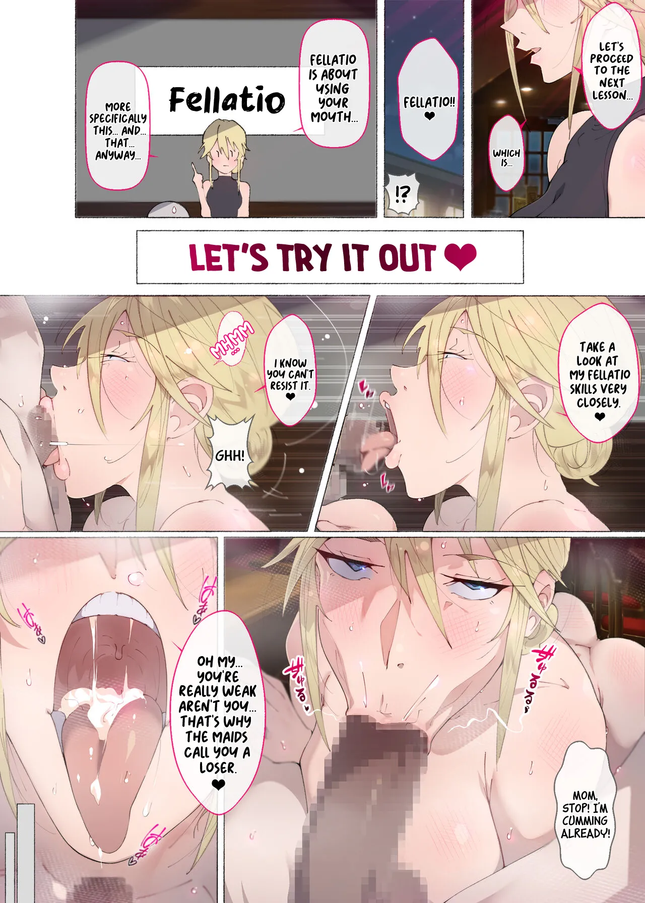 Ten Sexy Maids Who Works at a Mansion to Teach Sex Education page 49