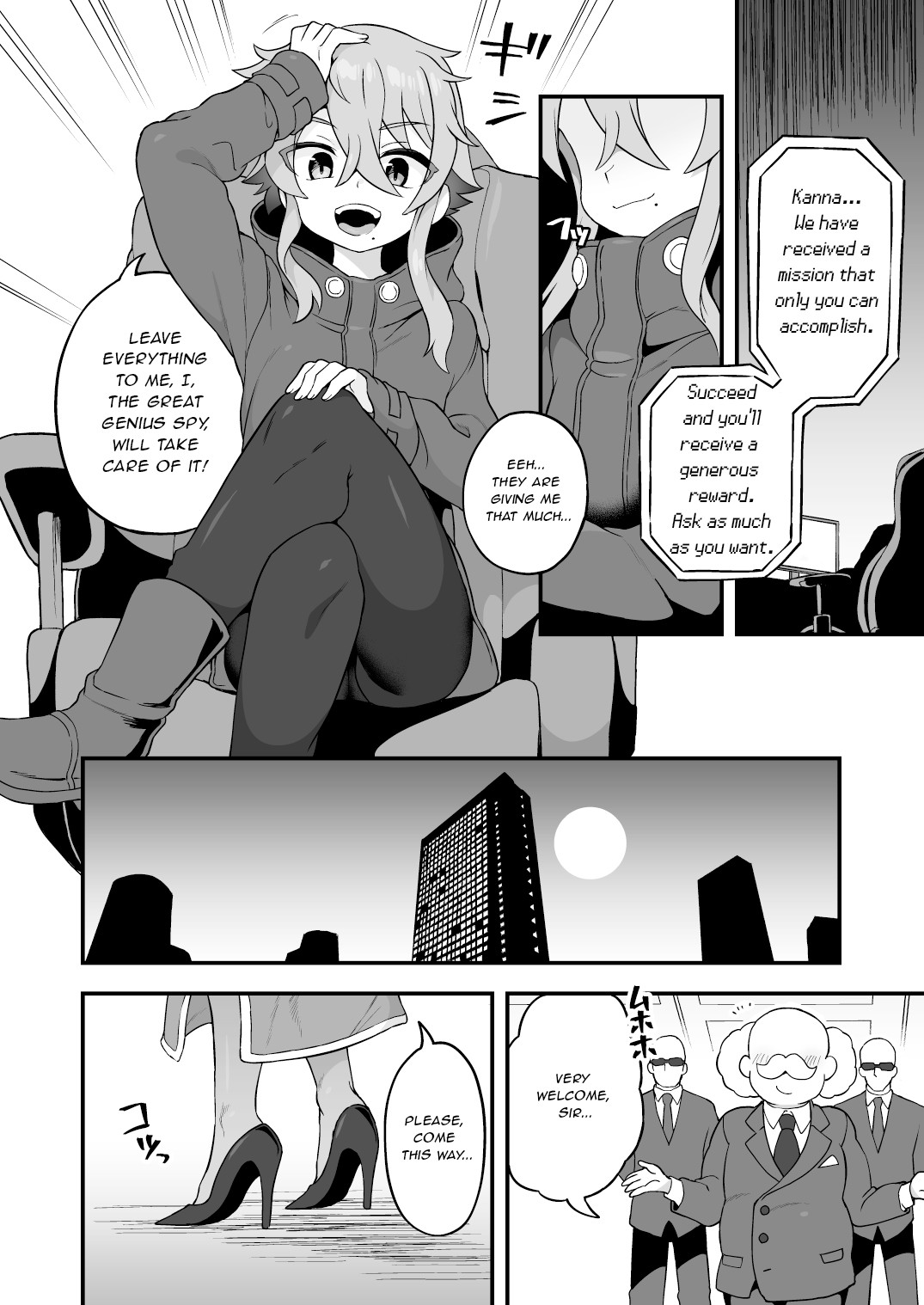 Tensai Spy wa Shikujiranai!! page 3