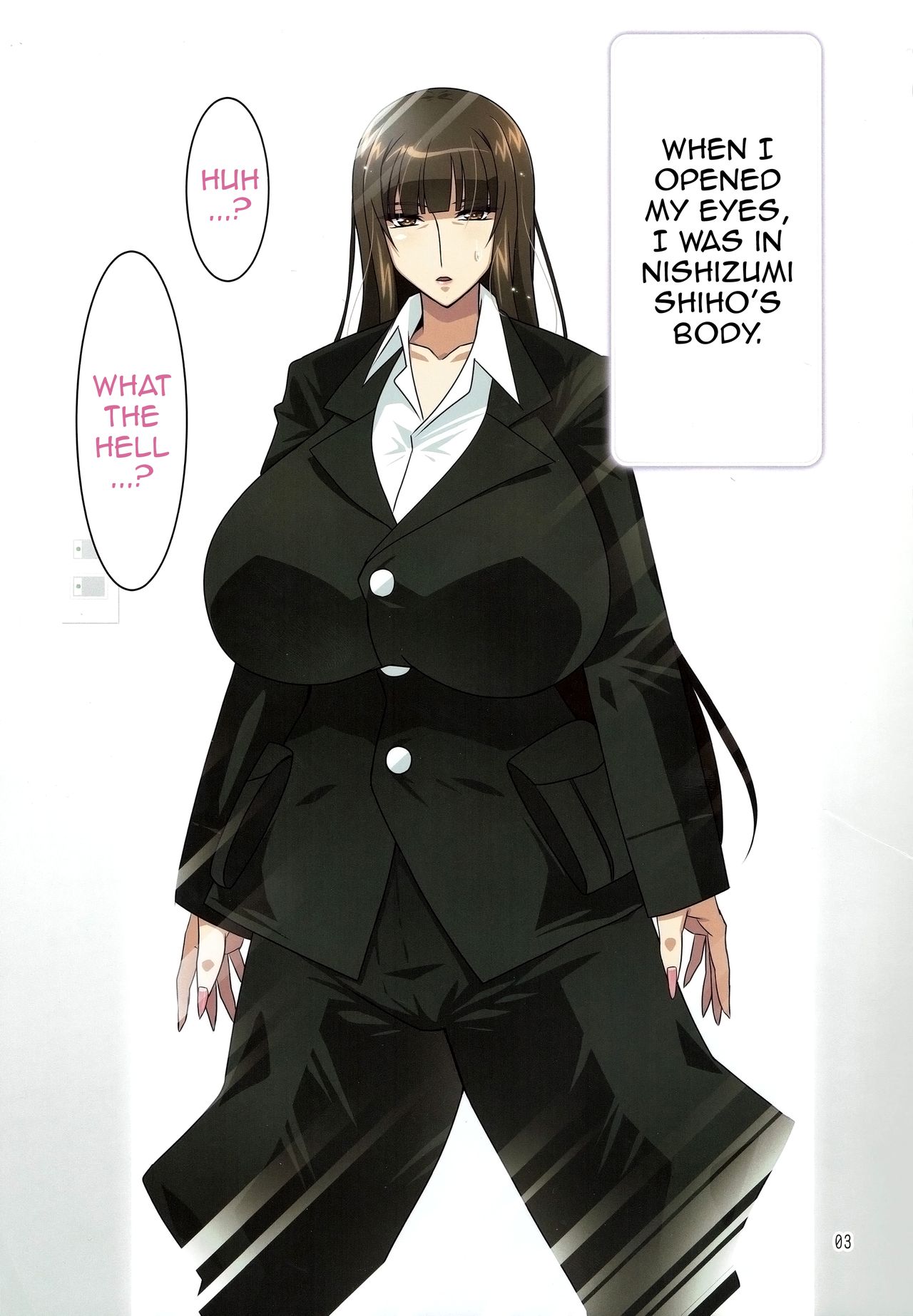 Tensei Shitara Nishizumi Shiho datta Ken. ~Bakunyuu Hitozuma ni Tensei Shita Ore ga Zecchou Ochi nante Suru Hazu ga Nai!~ page 3