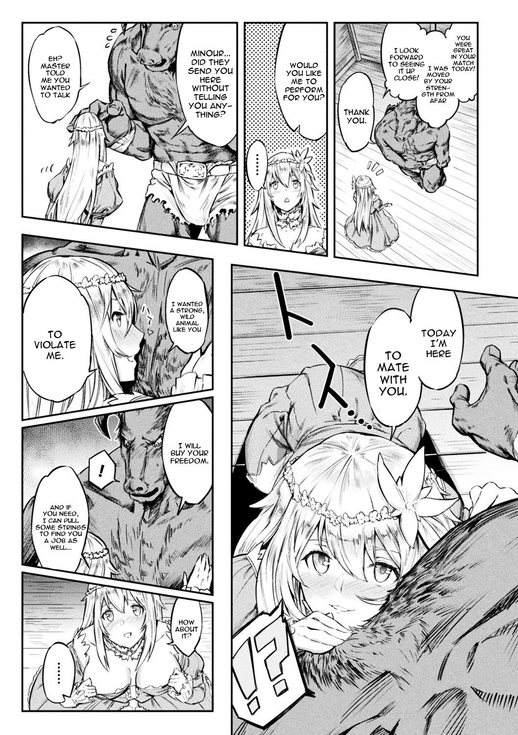 Tensei Shite Minotauros ni Natta Ojou-sama ni Semarareta ken page 3