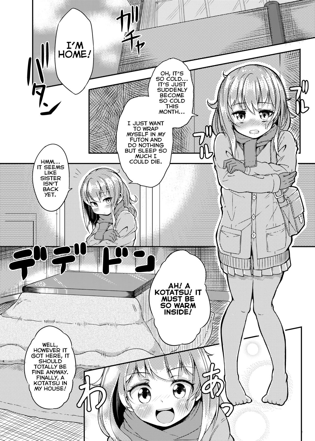 Tentacle Kotatsu and Girl page 2