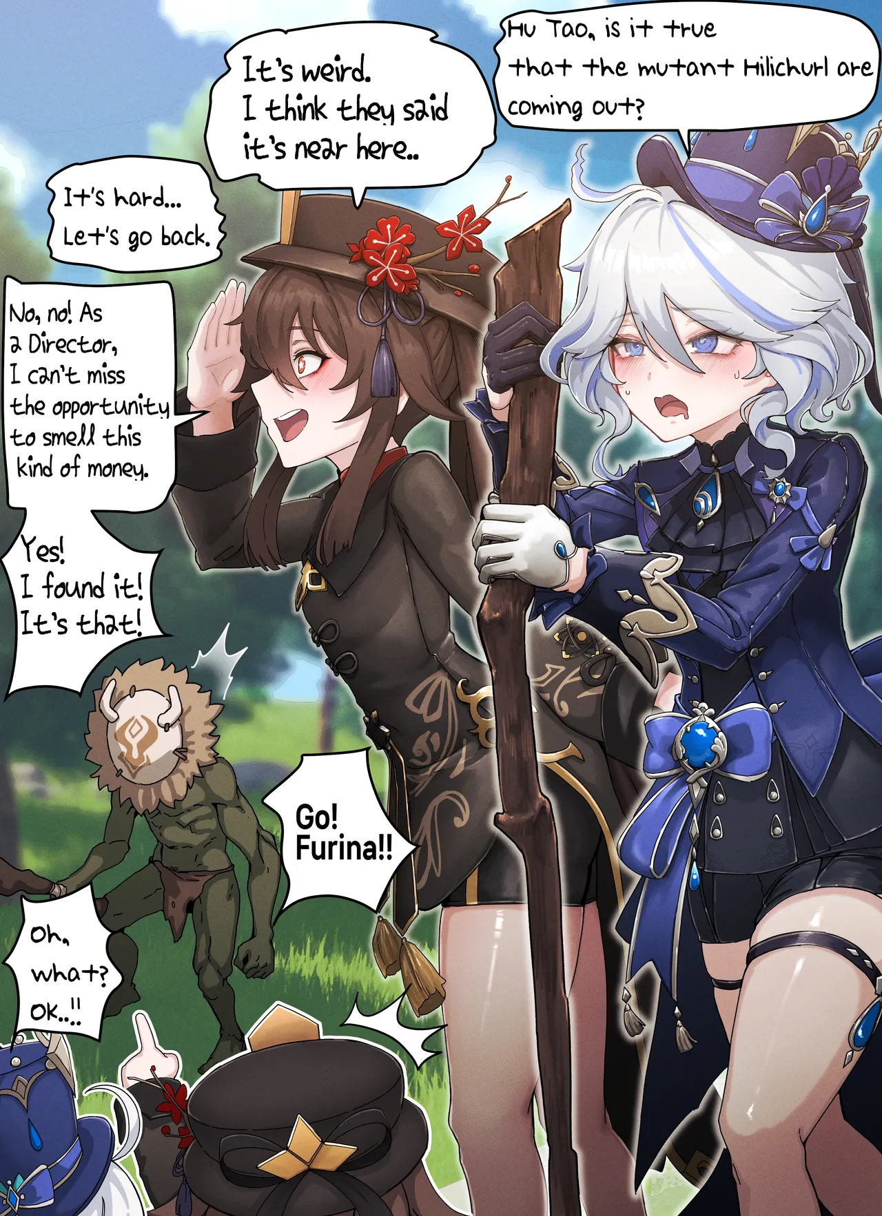 Teyvat Gravure #08: Hu Tao & Furina GOBLIN Impact page 3