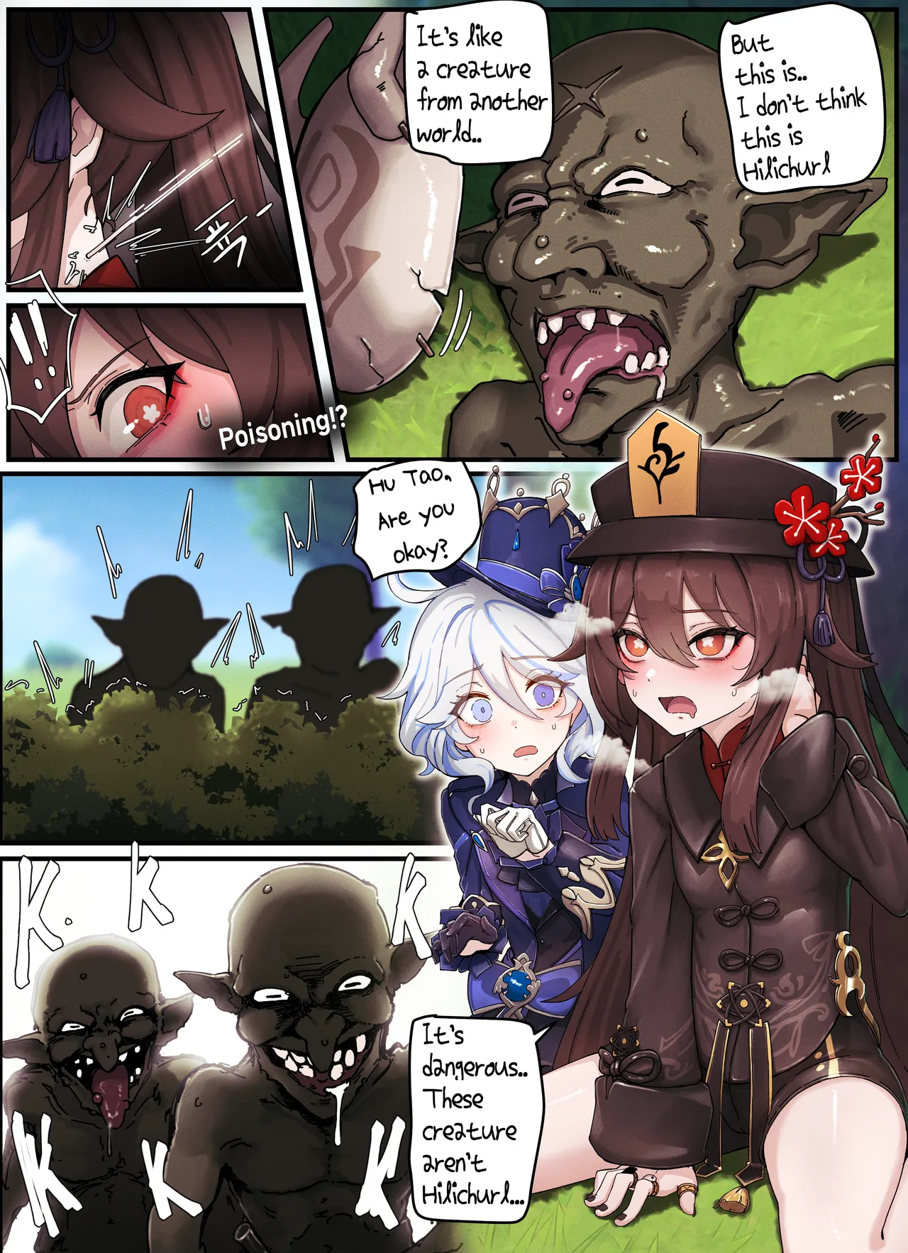 Teyvat Gravure #08: Hu Tao & Furina GOBLIN Impact page 5
