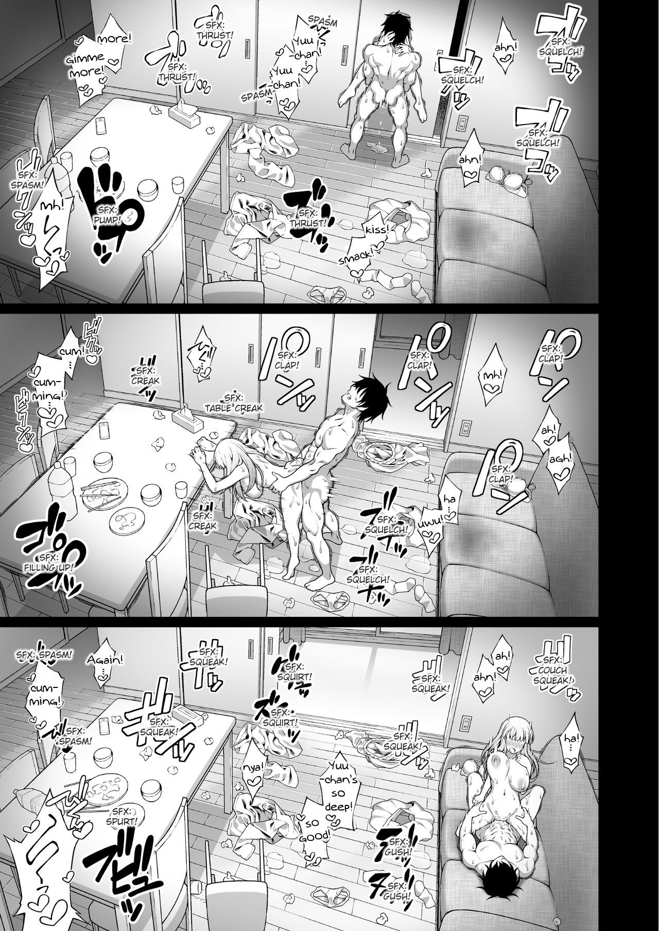 Thanks to Hypnotism, I had my Huge-Breasted Highschooler Childhood Best Friend in the Palm of my Hands page 40