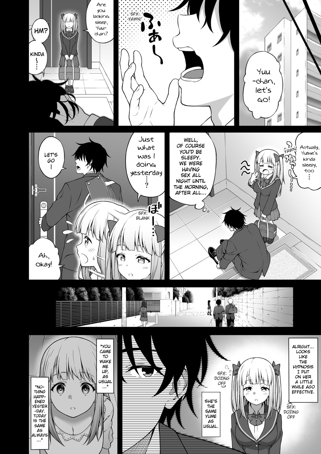 Thanks to Hypnotism, I had my Huge-Breasted Highschooler Childhood Best Friend in the Palm of my Hands page 43
