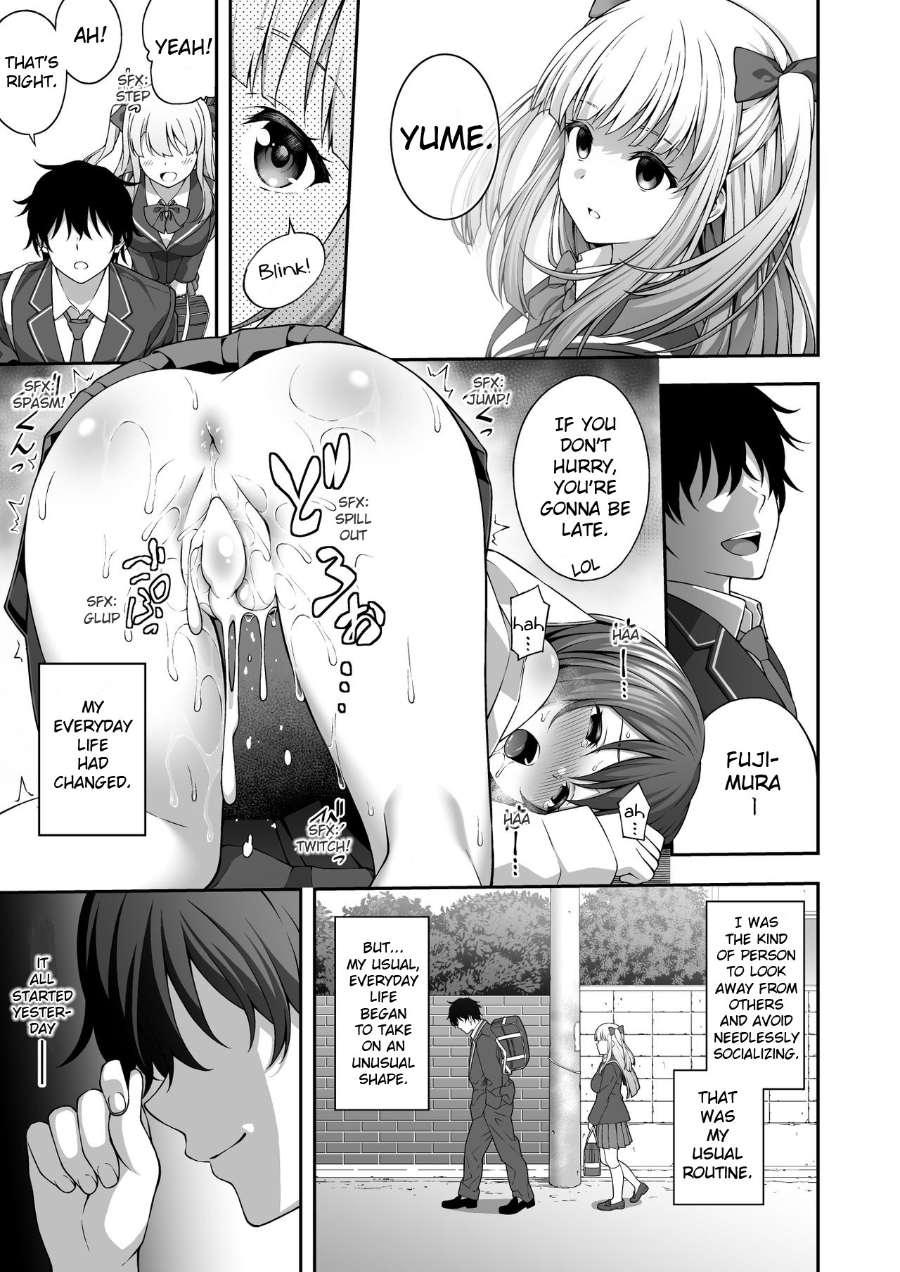 Thanks to Hypnotism, I had my Huge-Breasted Highschooler Childhood Best Friend in the Palm of my Hands page 6
