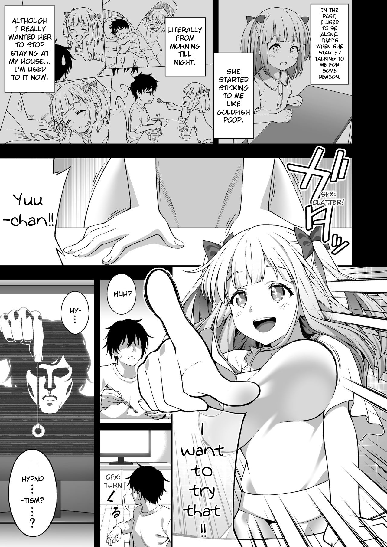 Thanks to Hypnotism, I had my Huge-Breasted Highschooler Childhood Best Friend in the Palm of my Hands page 8