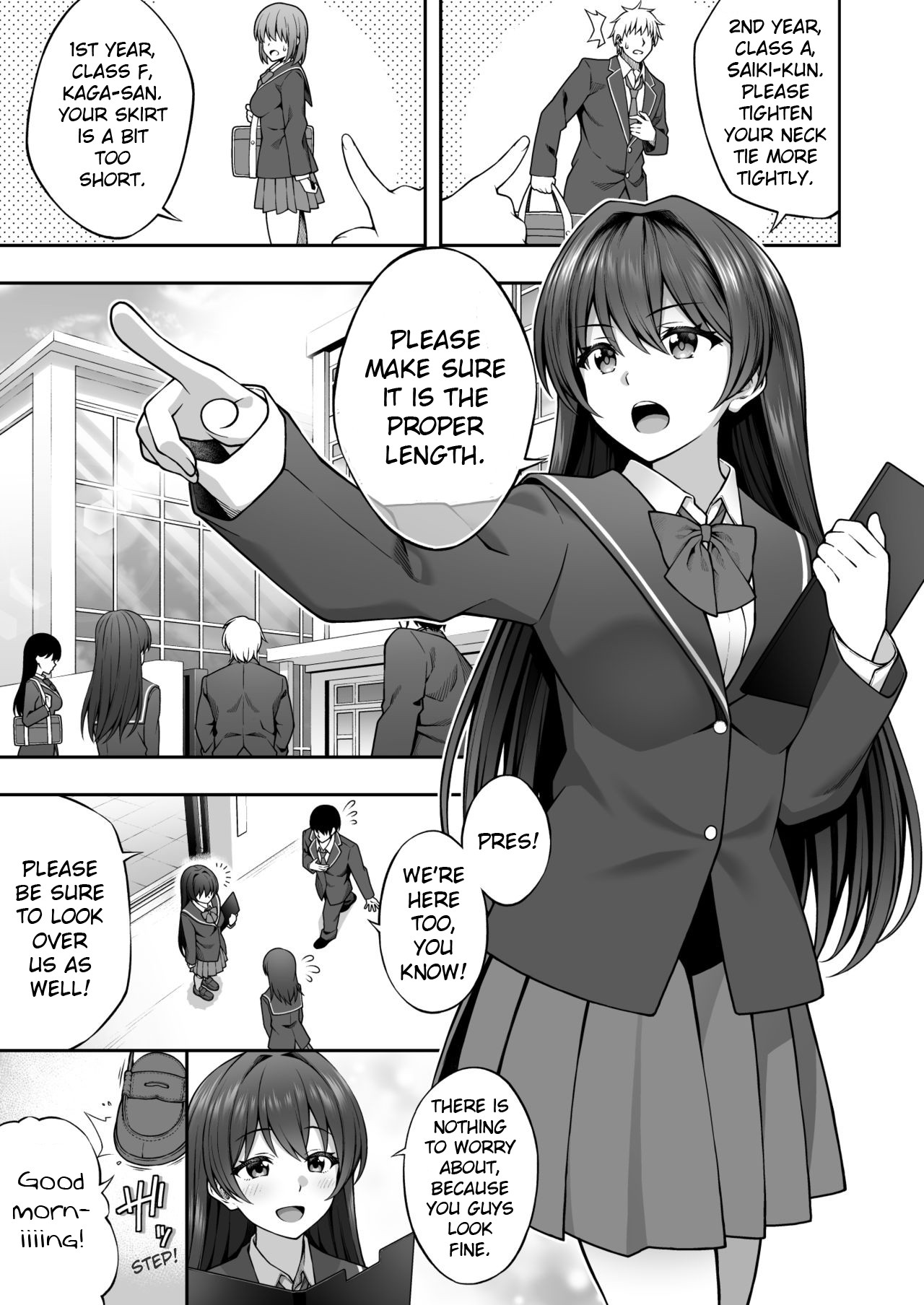 Thanks to Hypnotism, I Had the Serious-Looking Student Council President in the Palm of My Hands page 4