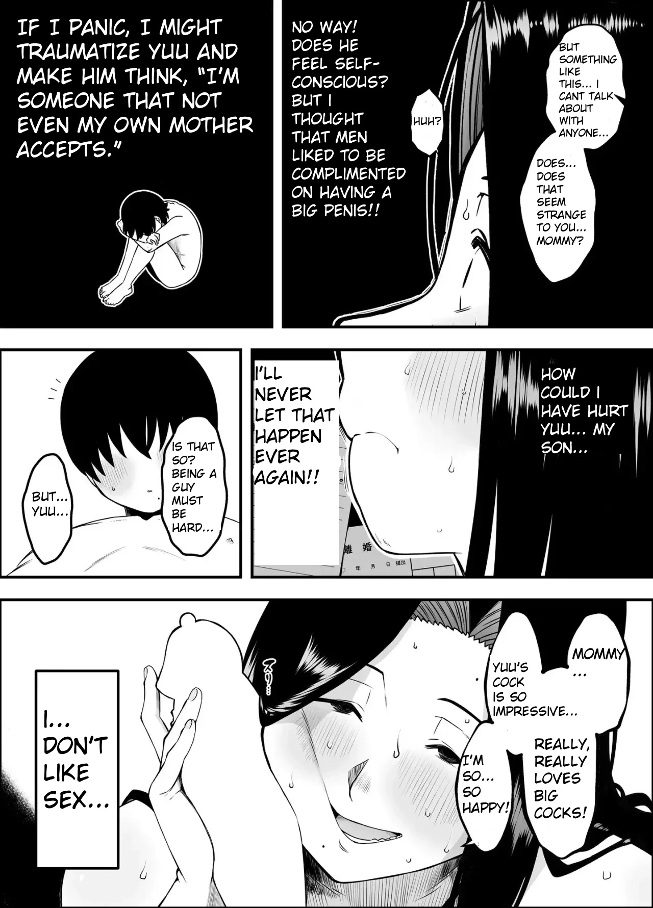 Thanks to my son, I've come to love sex. page 19
